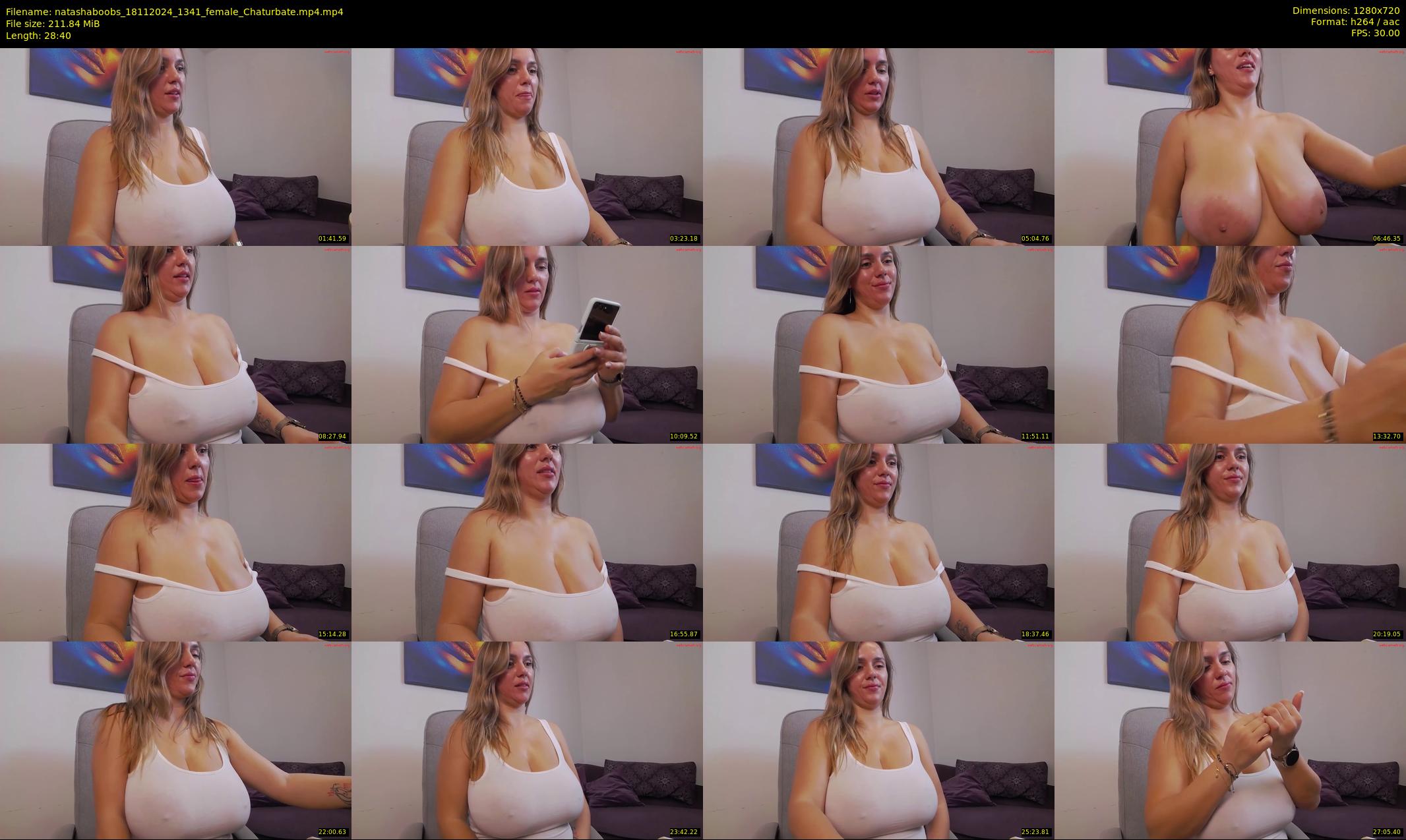 natashaboobs — 29 minute Chaturbate female cam show recording, 720p, Nov 18, 2024