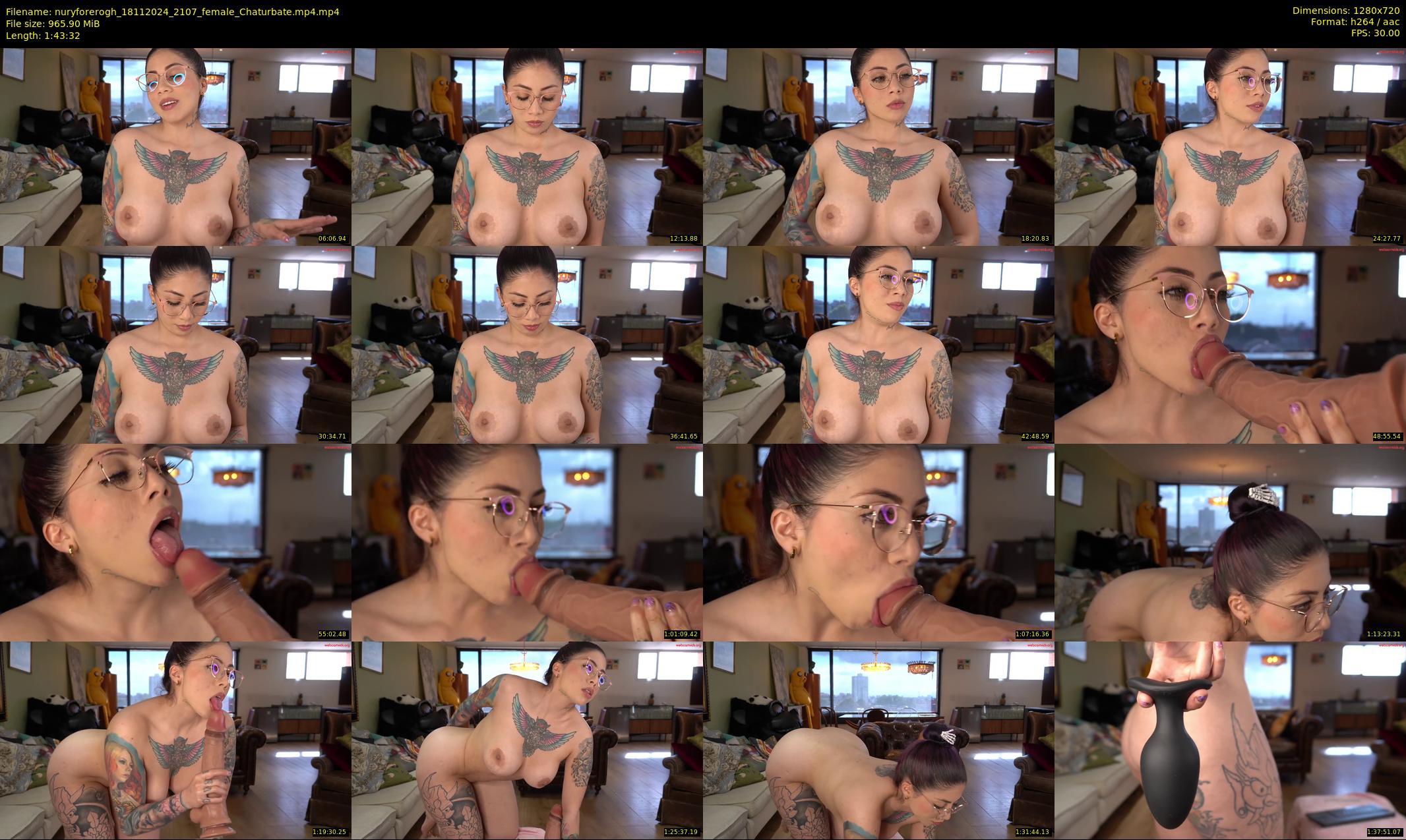 nuryforerogh — 104 minute Chaturbate female cam show recording, 720p, Nov 18, 2024