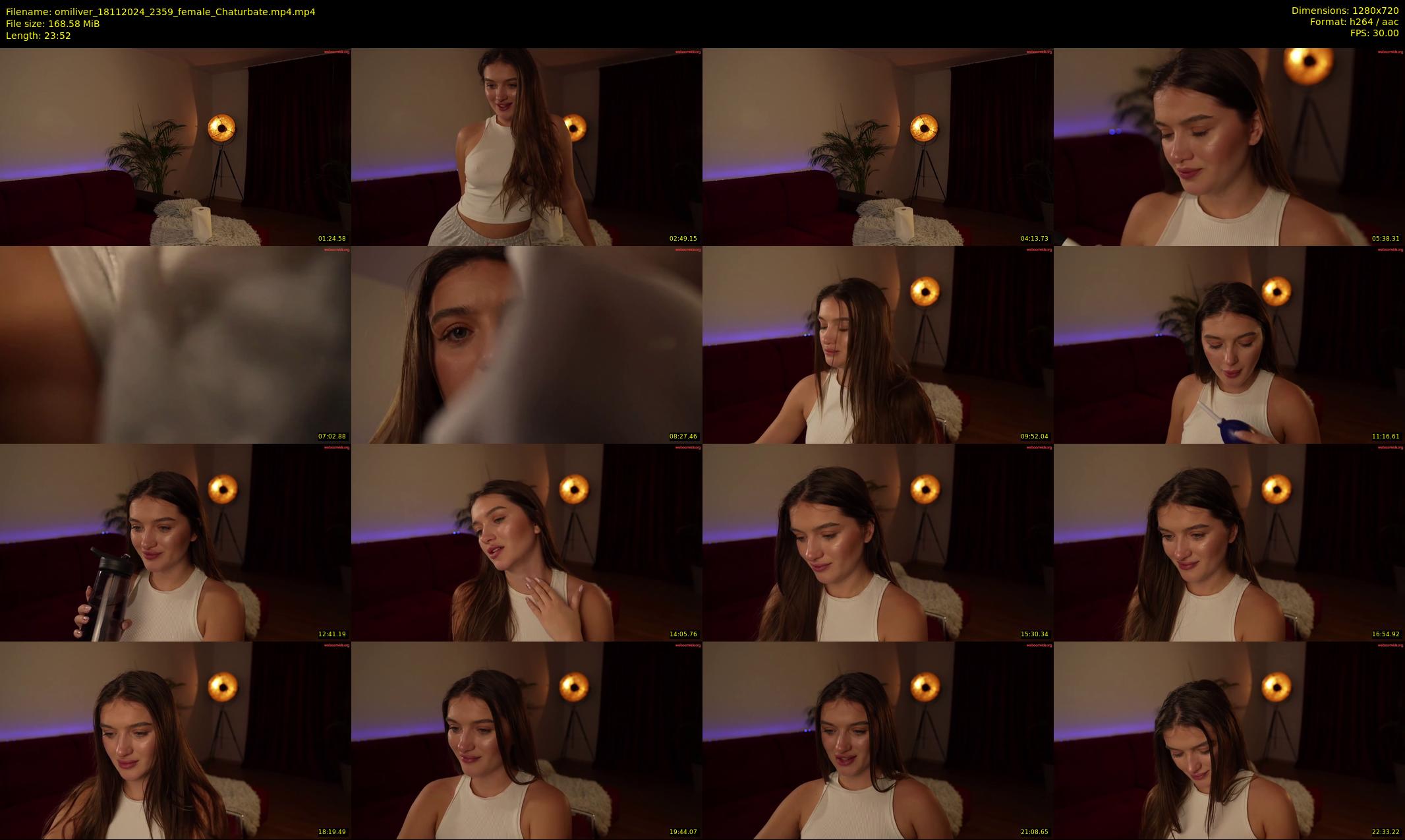 omiliver — 24 minute Chaturbate female cam show recording, 720p, Nov 18, 2024
