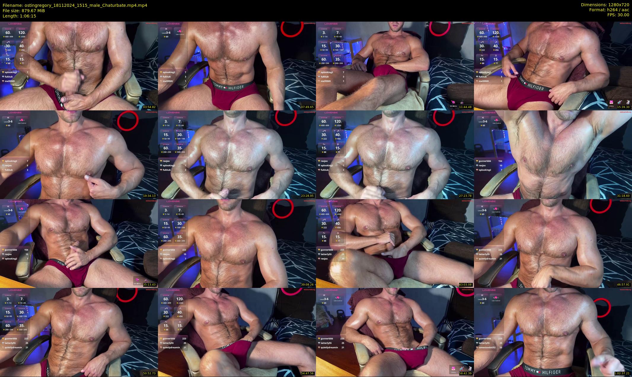 ostingregory — 67 minute Chaturbate male cam show recording, 720p, Nov 18, 2024