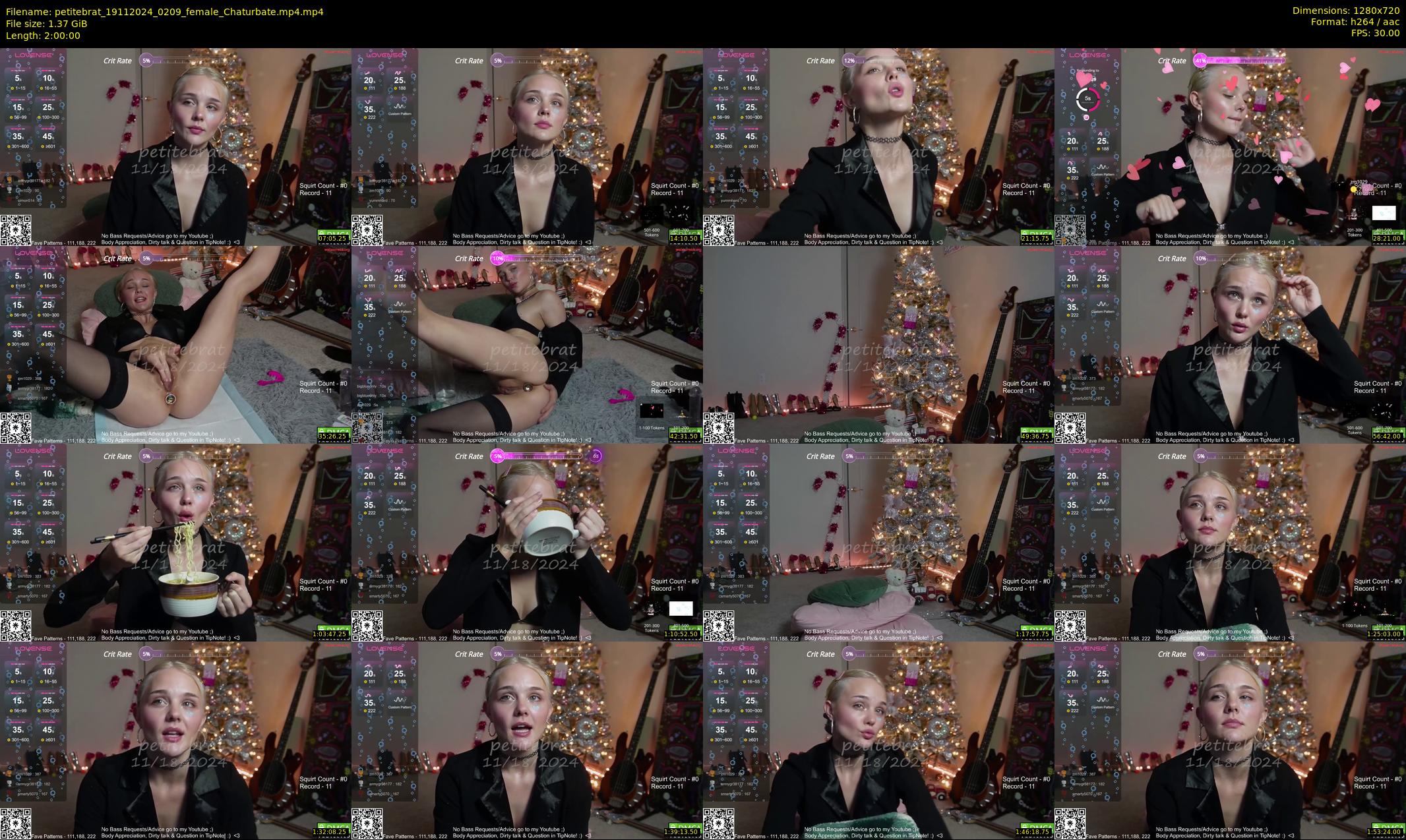 petitebrat — 120 minute Chaturbate female cam show recording, 720p, Nov 19, 2024