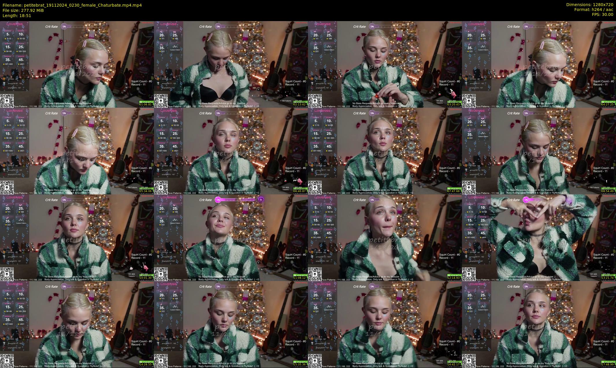 petitebrat — 19 minute Chaturbate female cam show recording, 720p, Nov 19, 2024