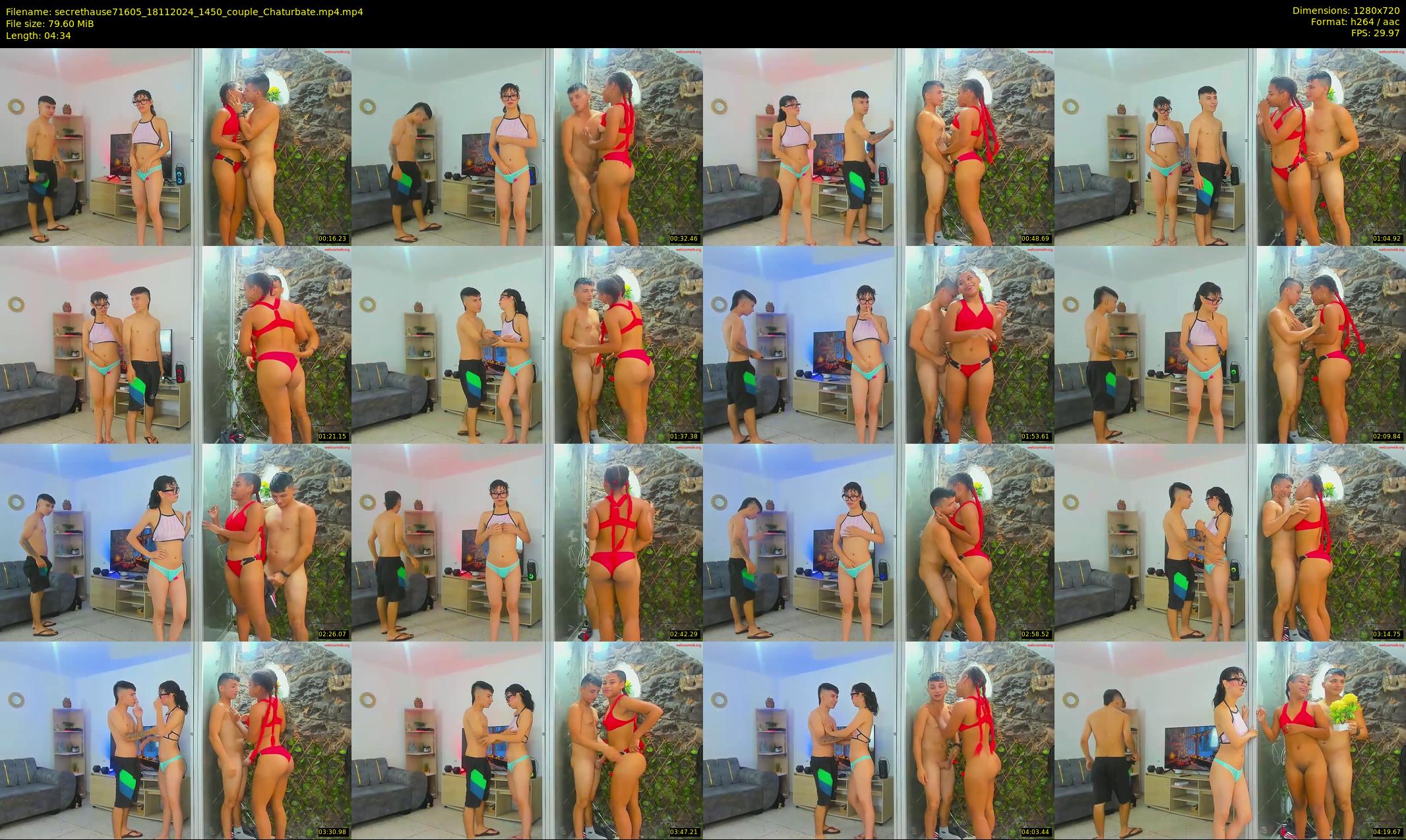 secrethause71605 — 5 minute Chaturbate couple cam show recording, 720p, Nov 18, 2024