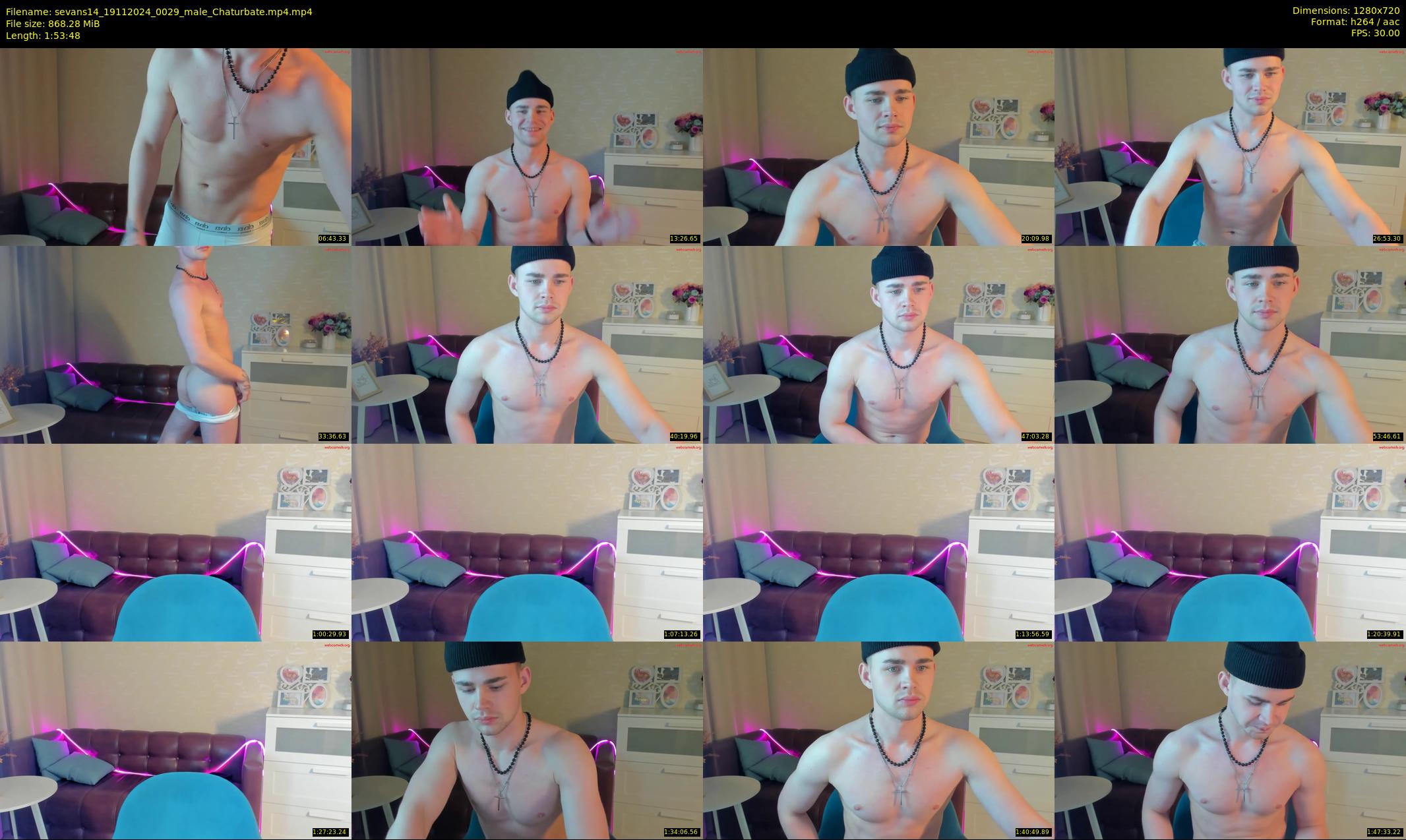 sevans14 — 114 minute Chaturbate male cam show recording, 720p, Nov 19, 2024