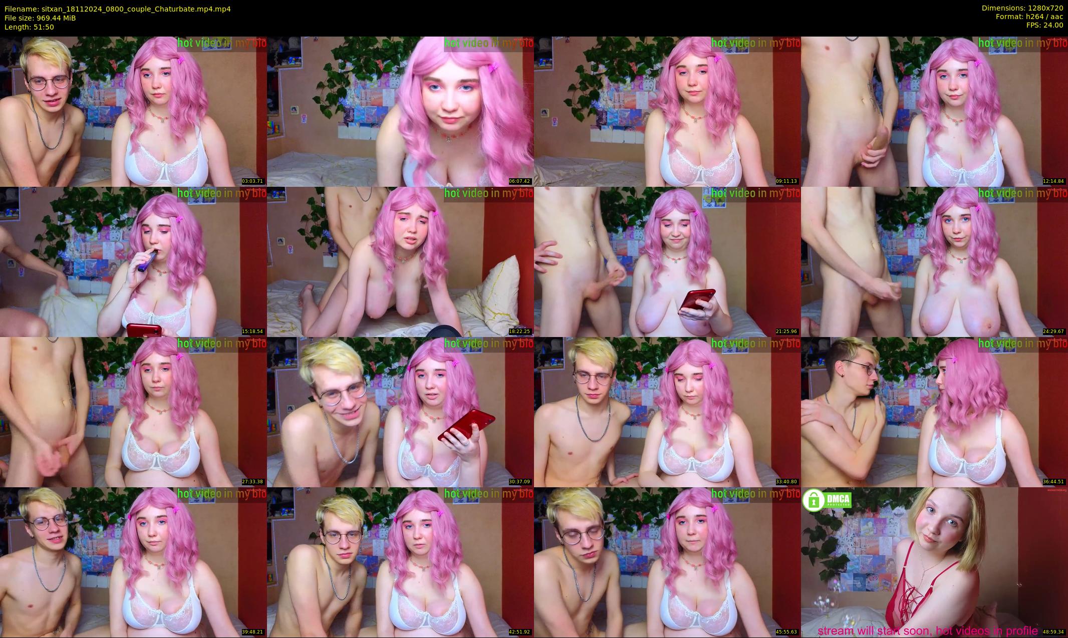 sitxan — 52 minute Chaturbate female cam show recording, 720p, Nov 18, 2024