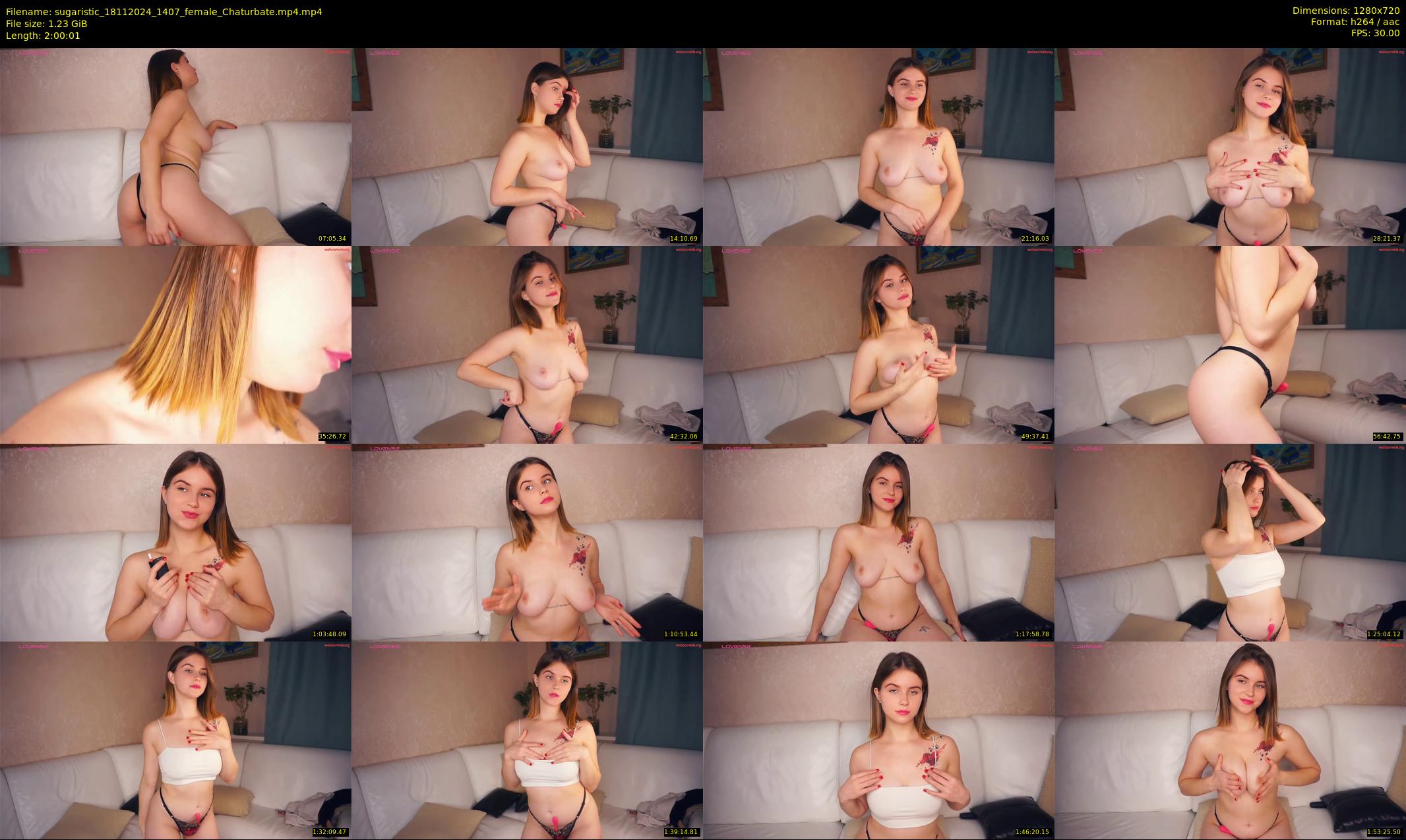 sugaristic — 121 minute Chaturbate female cam show recording, 720p, Nov 18, 2024