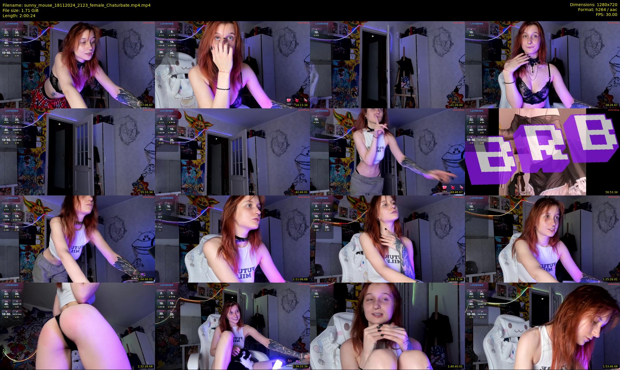 sunny_mouse — 121 minute Chaturbate female cam show recording, 720p, Nov 18, 2024