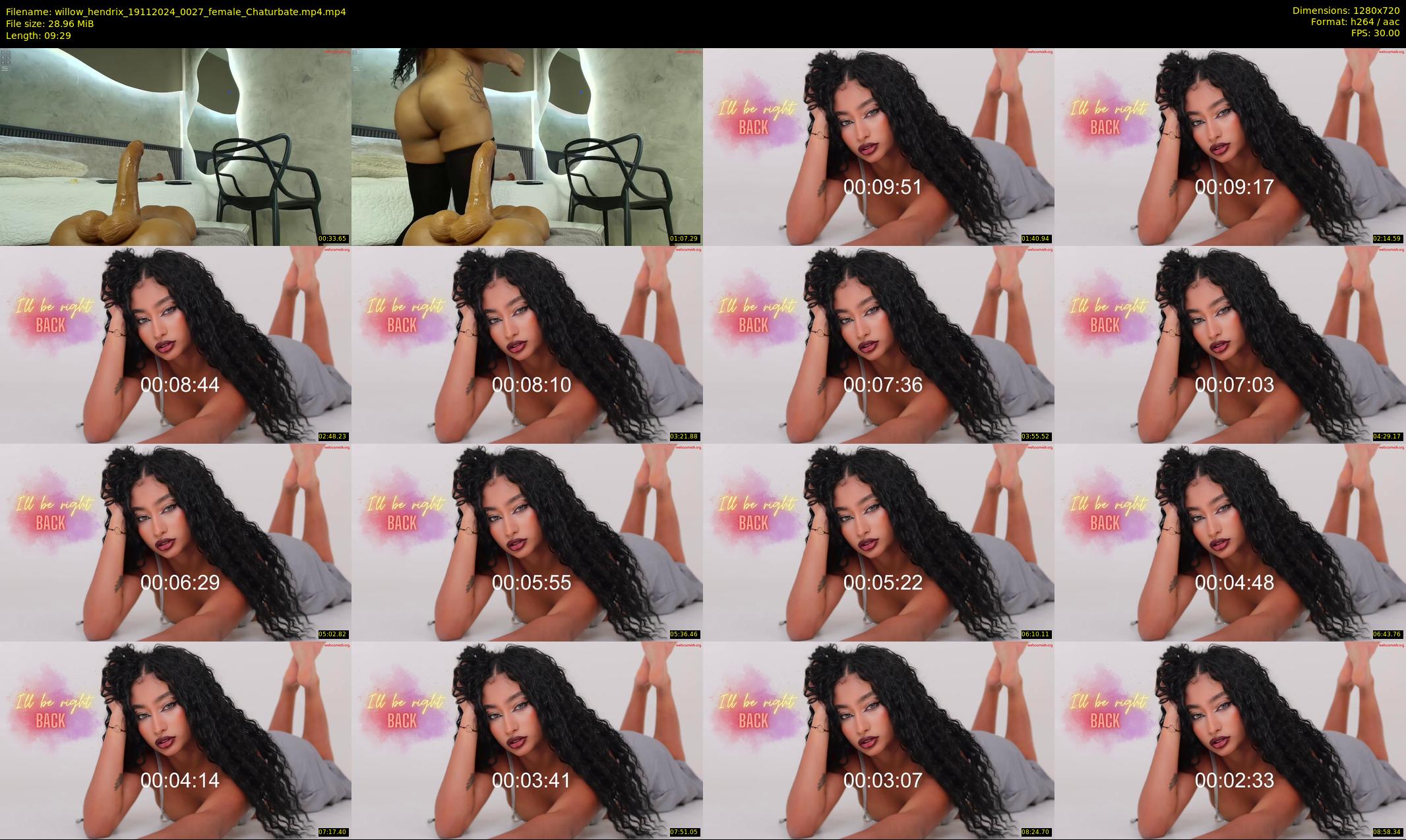 willow_hendrix — 10 minute Chaturbate female cam show recording, 720p, Nov 19, 2024
