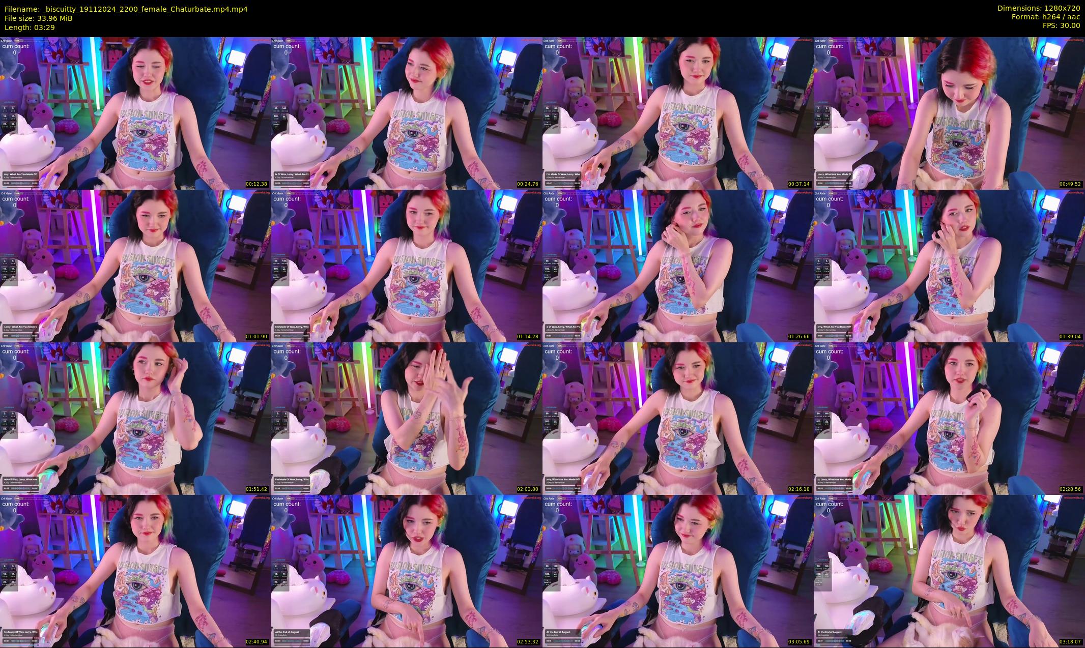 _biscuitty — 4 minute Chaturbate female cam show recording, 720p, Nov 19, 2024