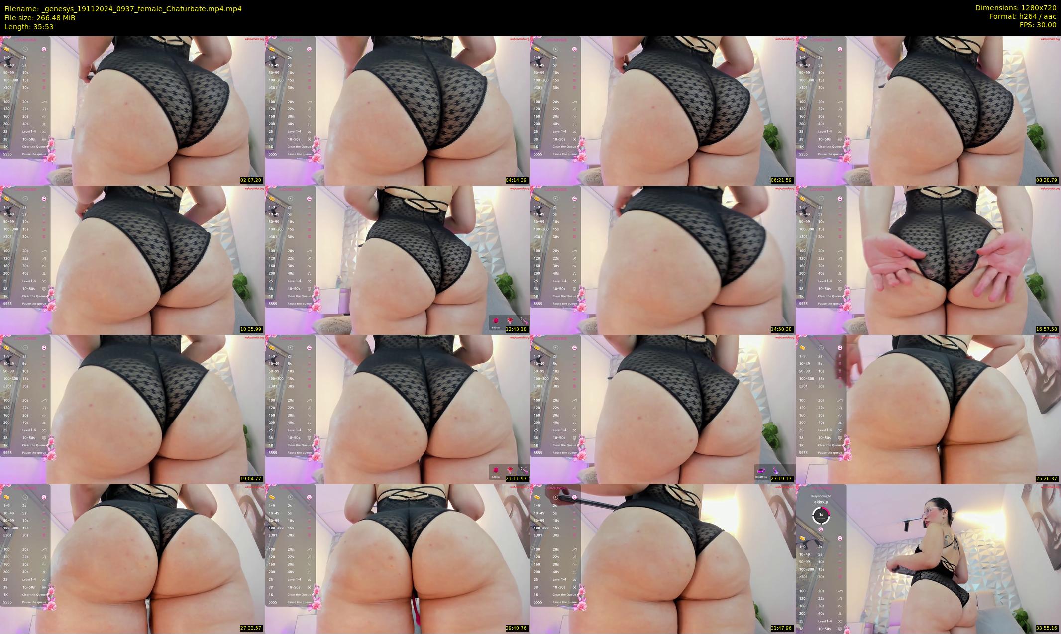 _genesys — 36 minute Chaturbate female cam show recording, 720p, Nov 19, 2024