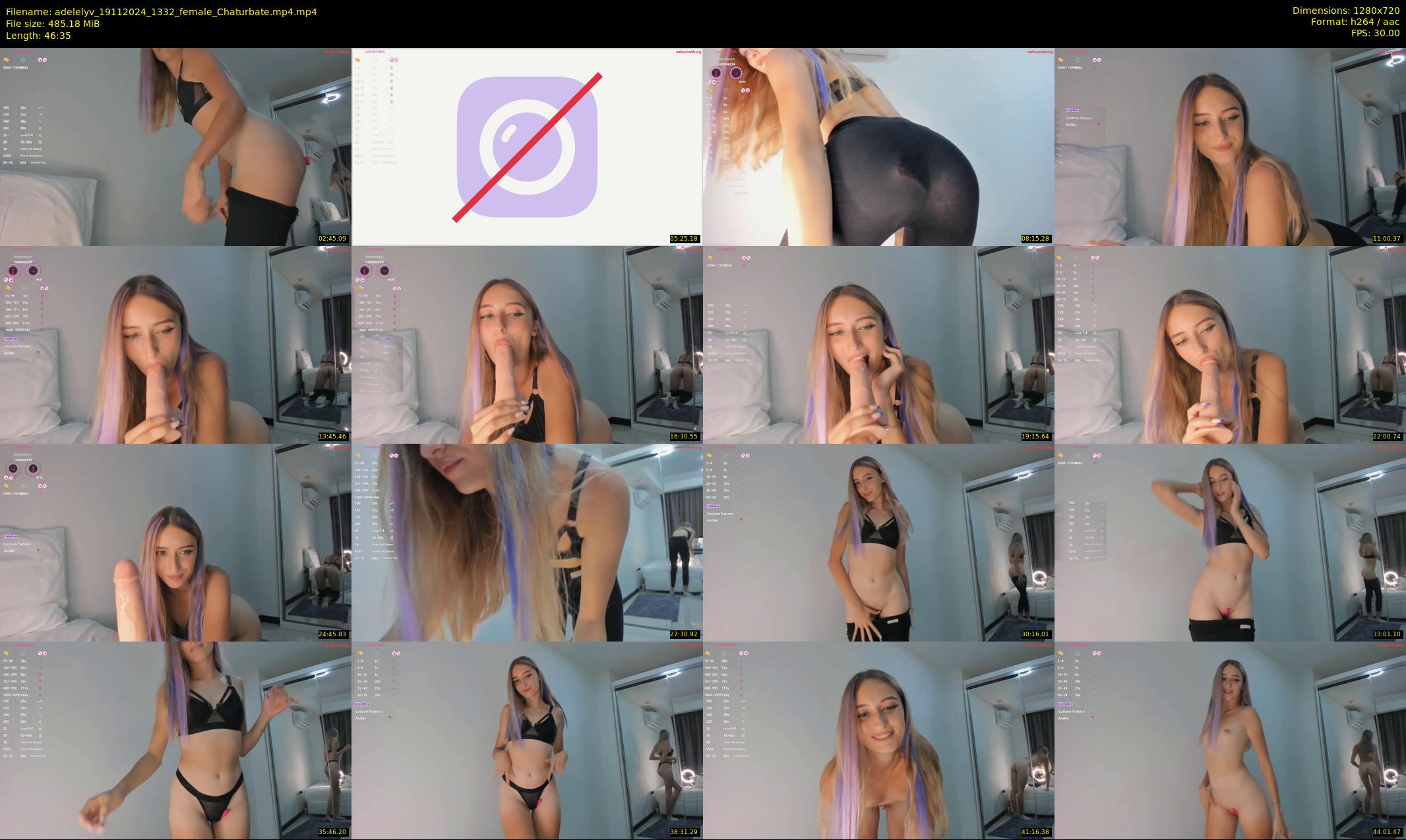 adelelyv — 47 minute Chaturbate female cam show recording, 720p, Nov 19, 2024
