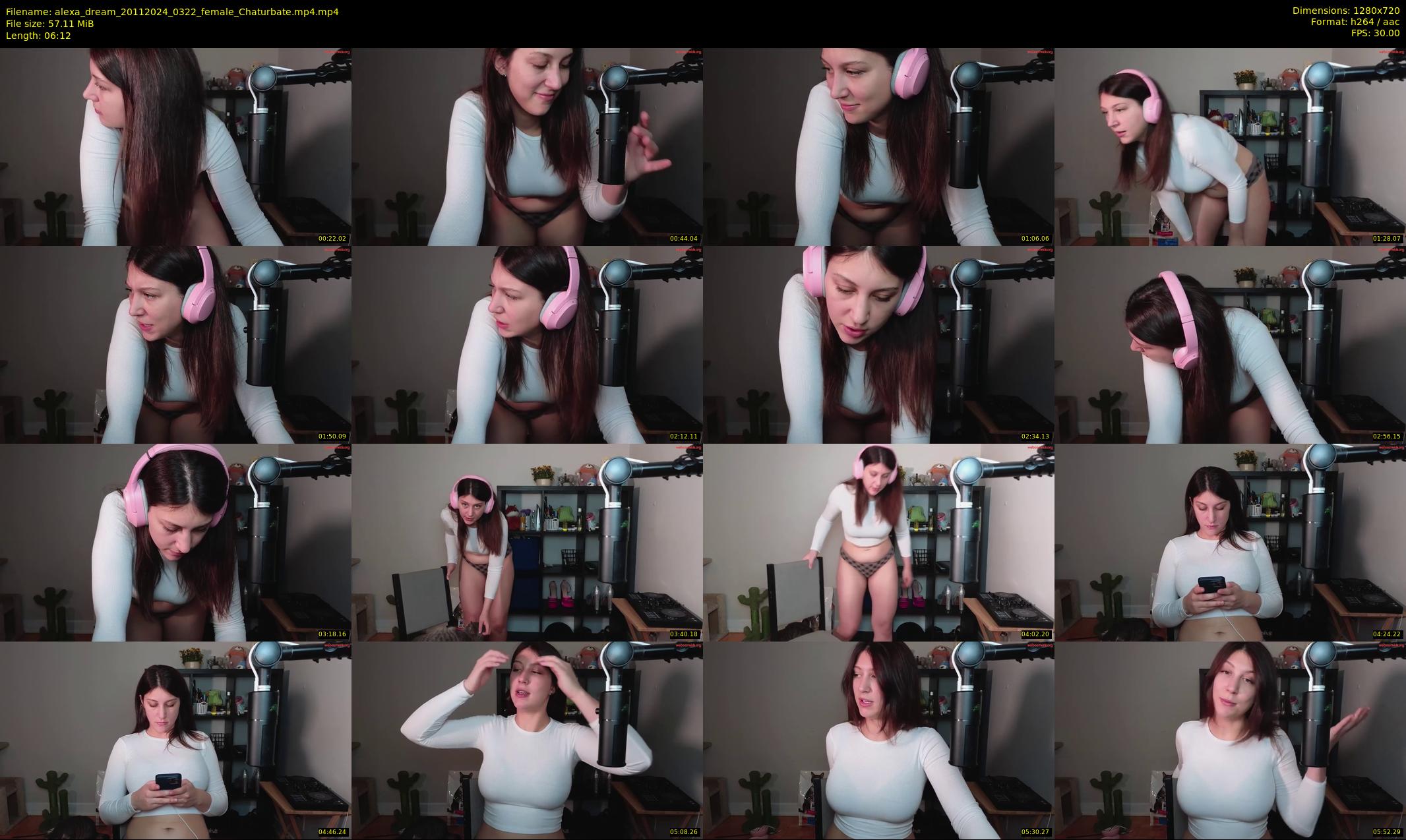 alexa_dream — 7 minute Chaturbate female cam show recording, 720p, Nov 20, 2024
