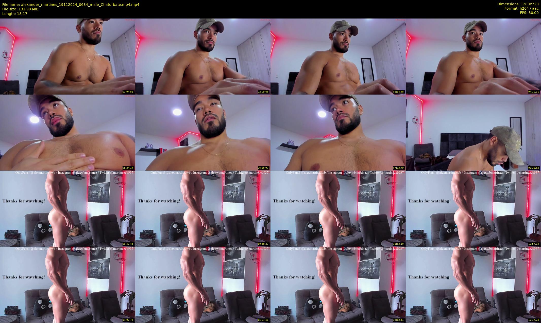 alexander_martines — 19 minute Chaturbate male cam show recording, 720p, Nov 19, 2024