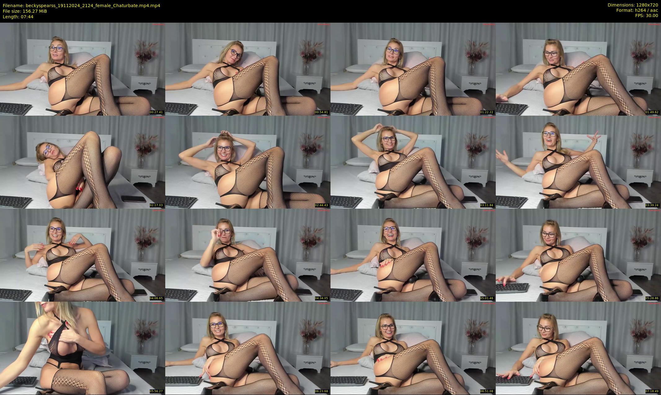 beckyspearss — 8 minute Chaturbate female cam show recording, 720p, Nov 19, 2024