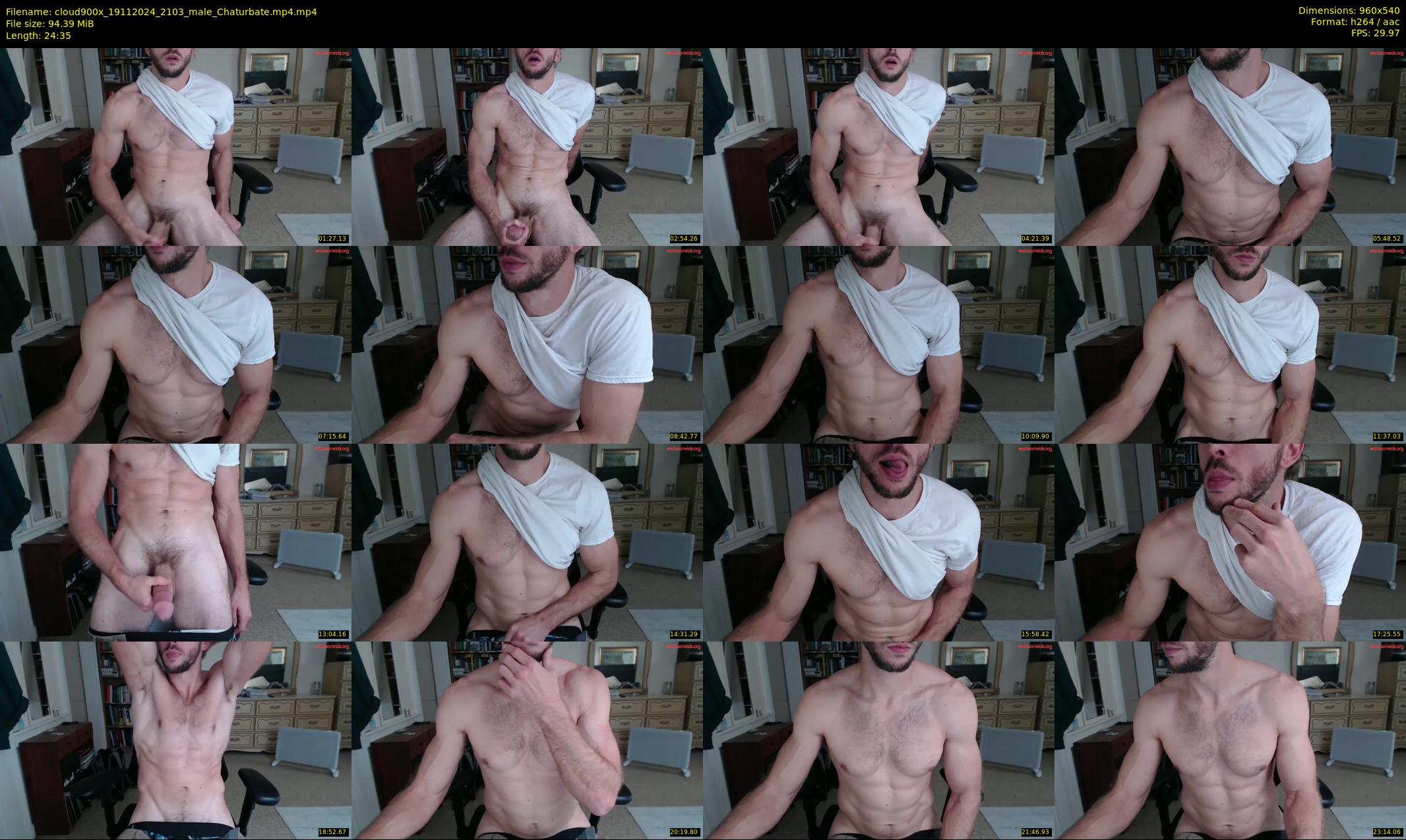 cloud900x — 25 minute Chaturbate male cam show recording, 480p, Nov 19, 2024