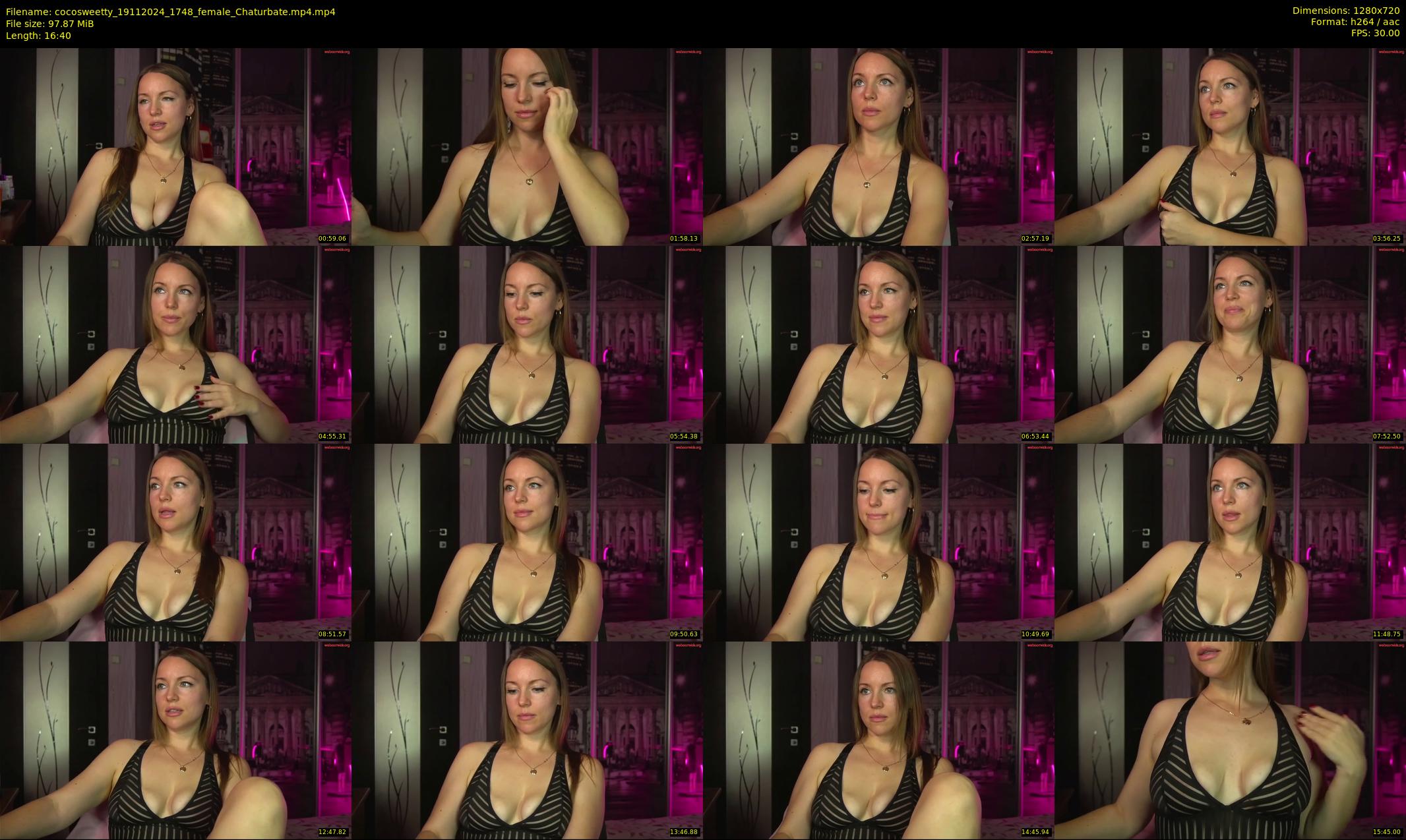 cocosweetty — 17 minute Chaturbate female cam show recording, 720p, Nov 19, 2024