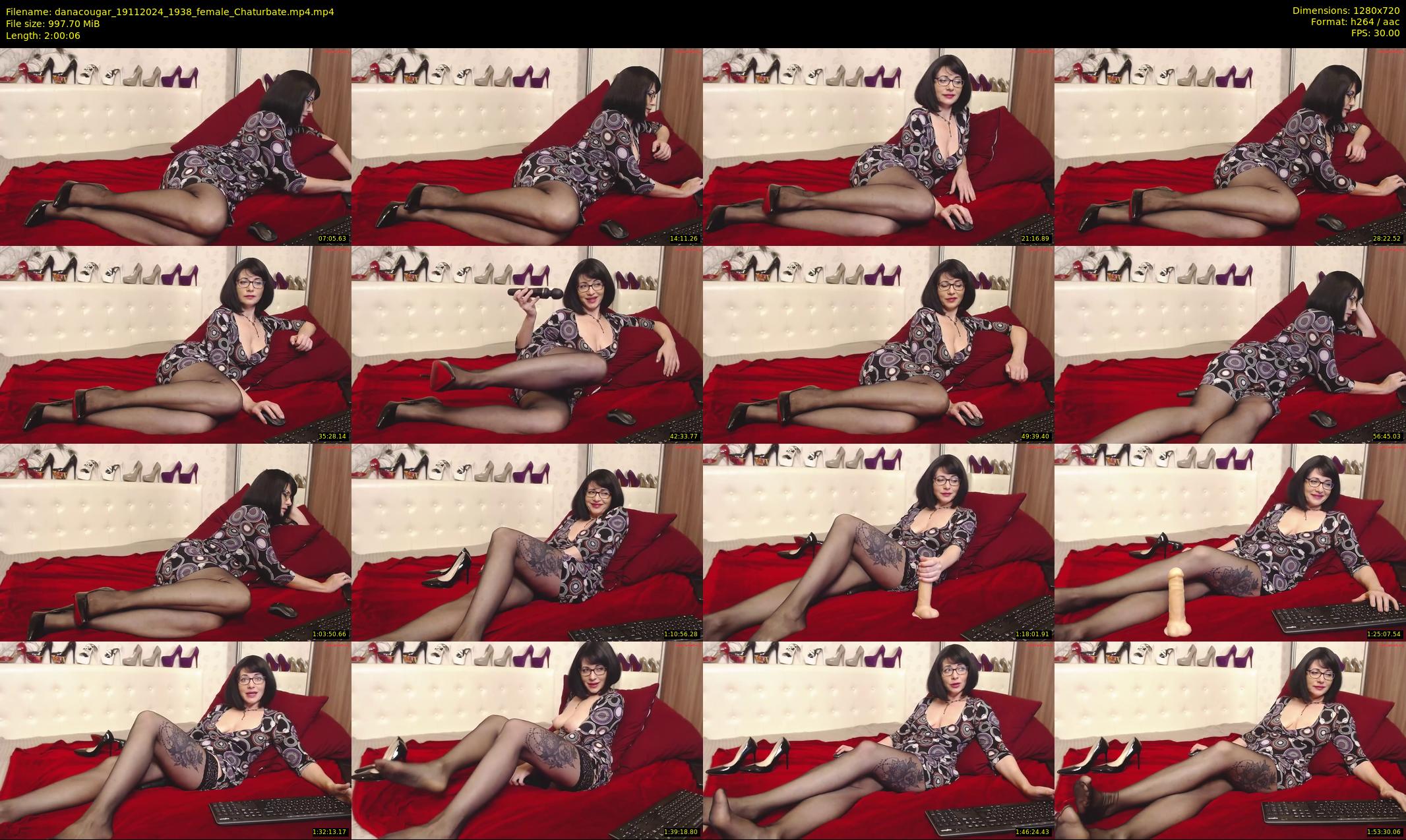 danacougar — 121 minute Chaturbate female cam show recording, 720p, Nov 19, 2024