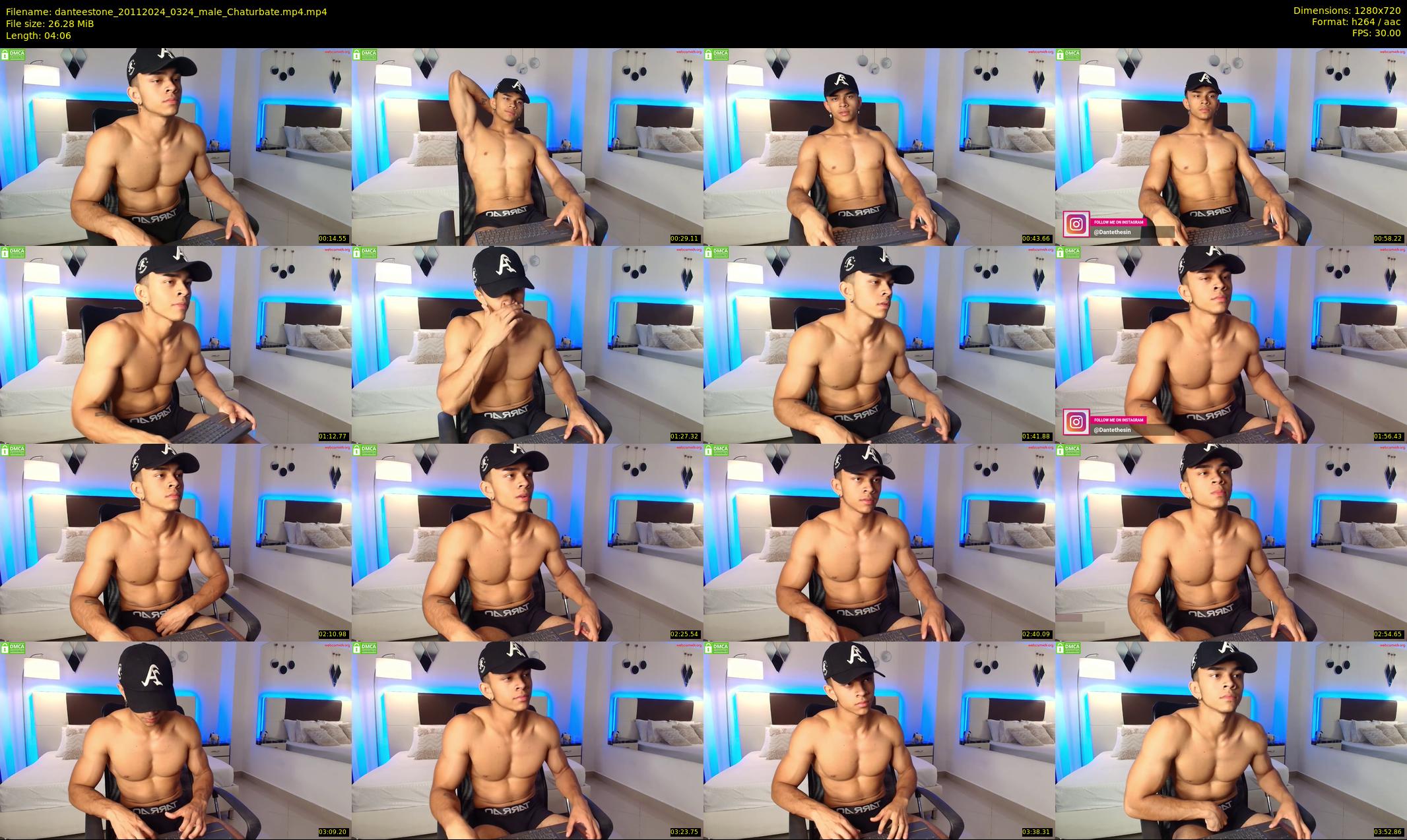 danteestone — 5 minute Chaturbate male cam show recording, 720p, Nov 20, 2024