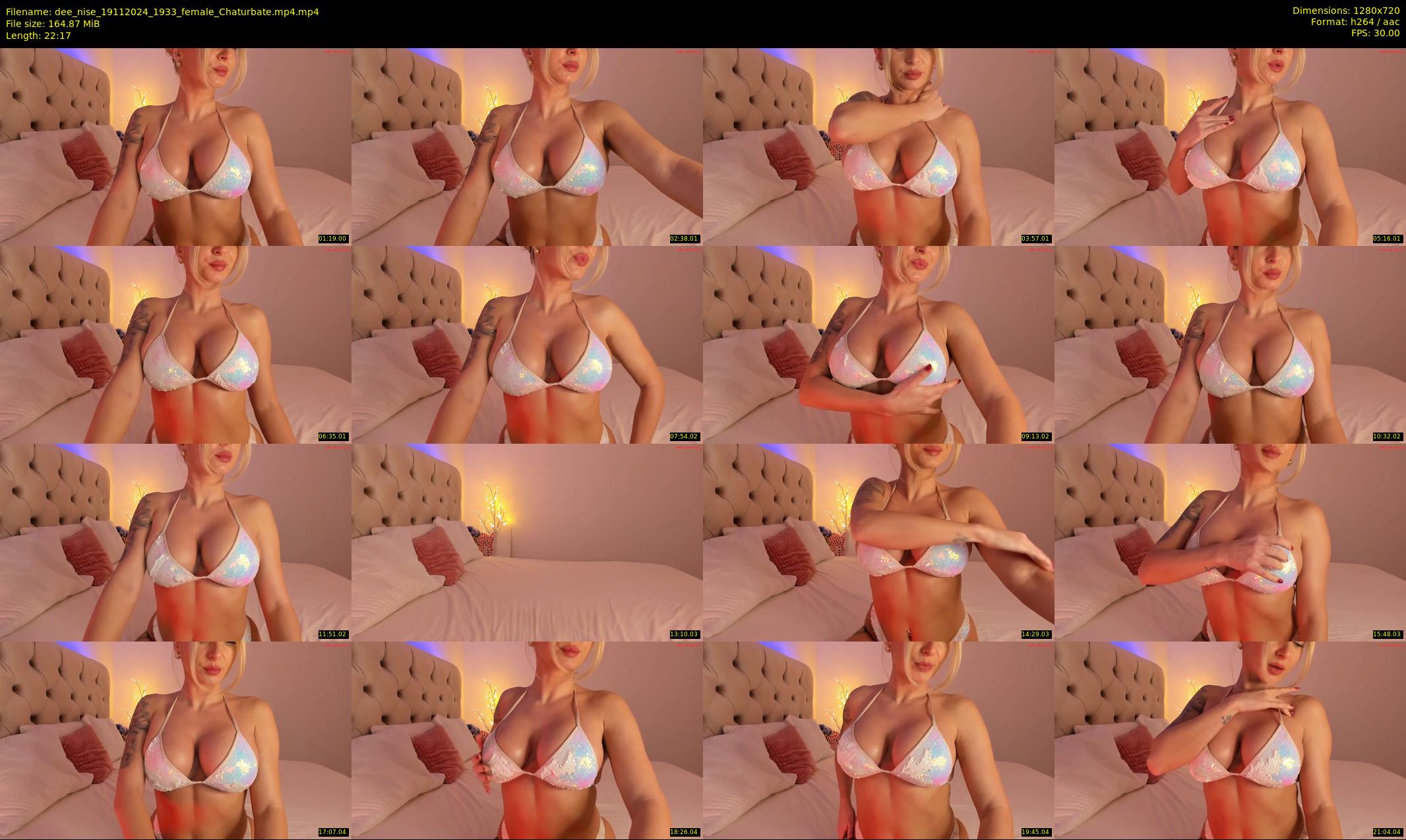 dee_nise — 23 minute Chaturbate female cam show recording, 720p, Nov 19, 2024