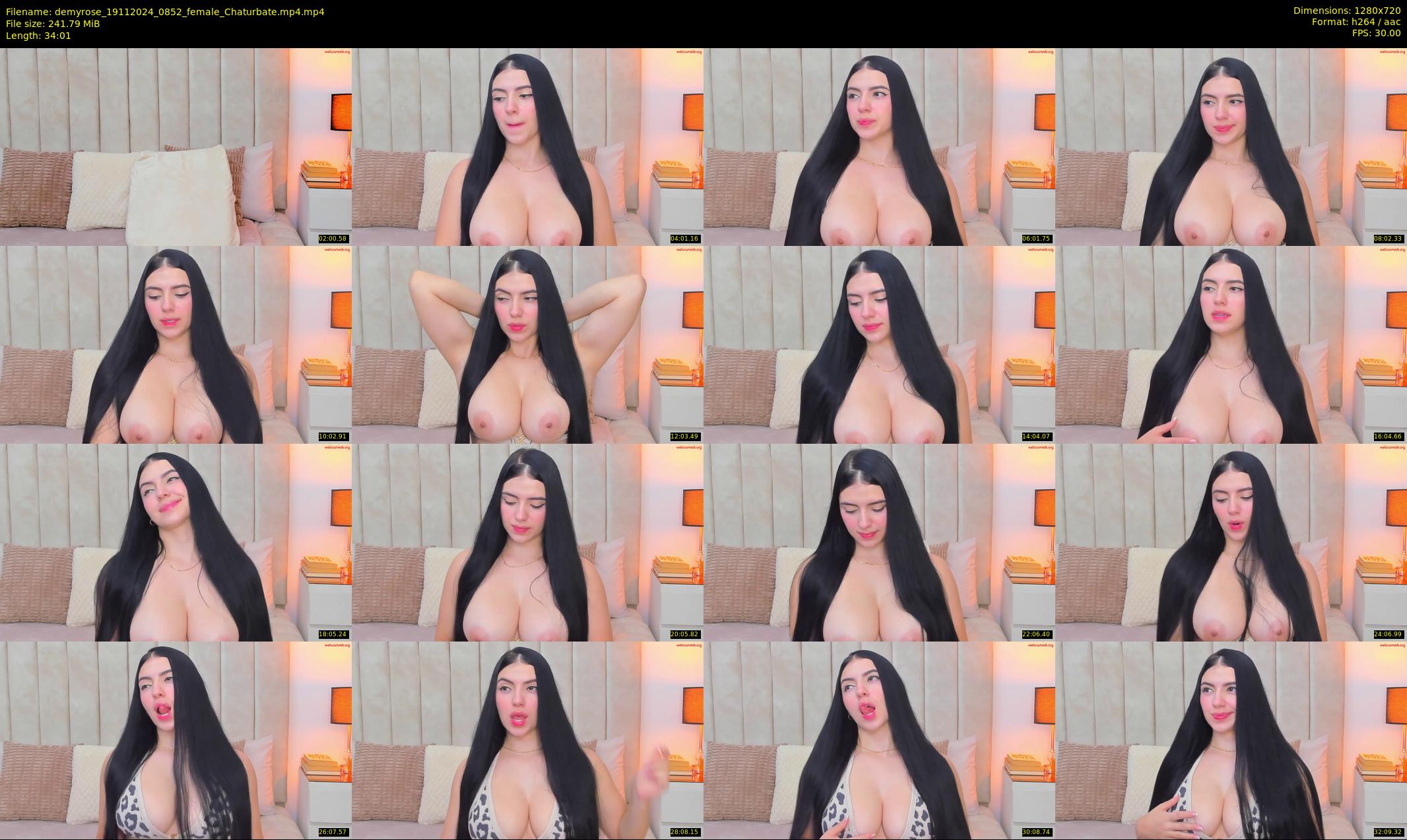 demyrose — 35 minute Chaturbate female cam show recording, 720p, Nov 19, 2024