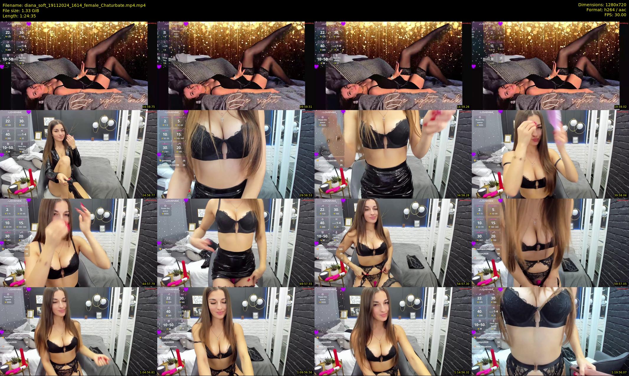 diana_soft — 85 minute Chaturbate female cam show recording, 720p, Nov 19, 2024