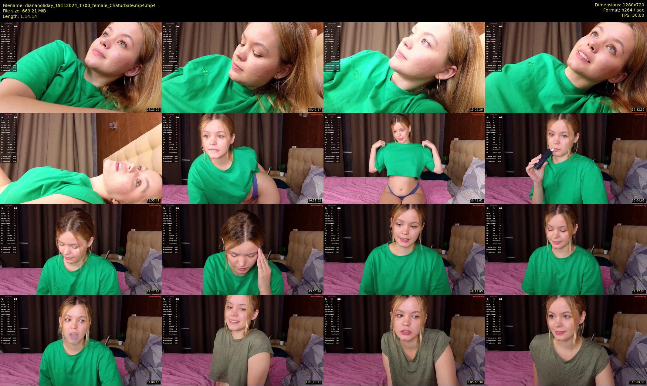 dianaholiday — 75 minute Chaturbate female cam show recording, 720p, Nov 19, 2024