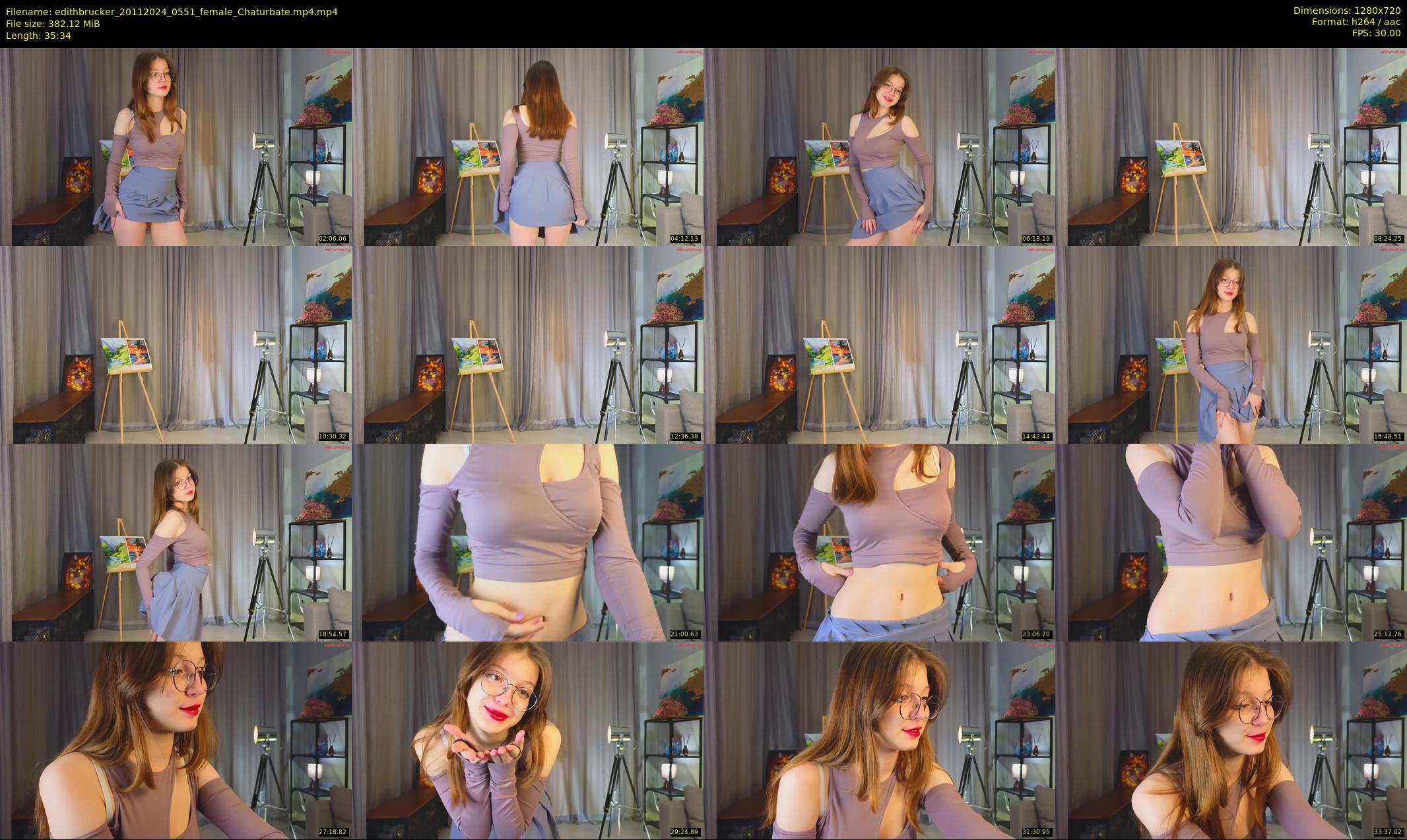 edithbrucker — 36 minute Chaturbate female cam show recording, 720p, Nov 20, 2024