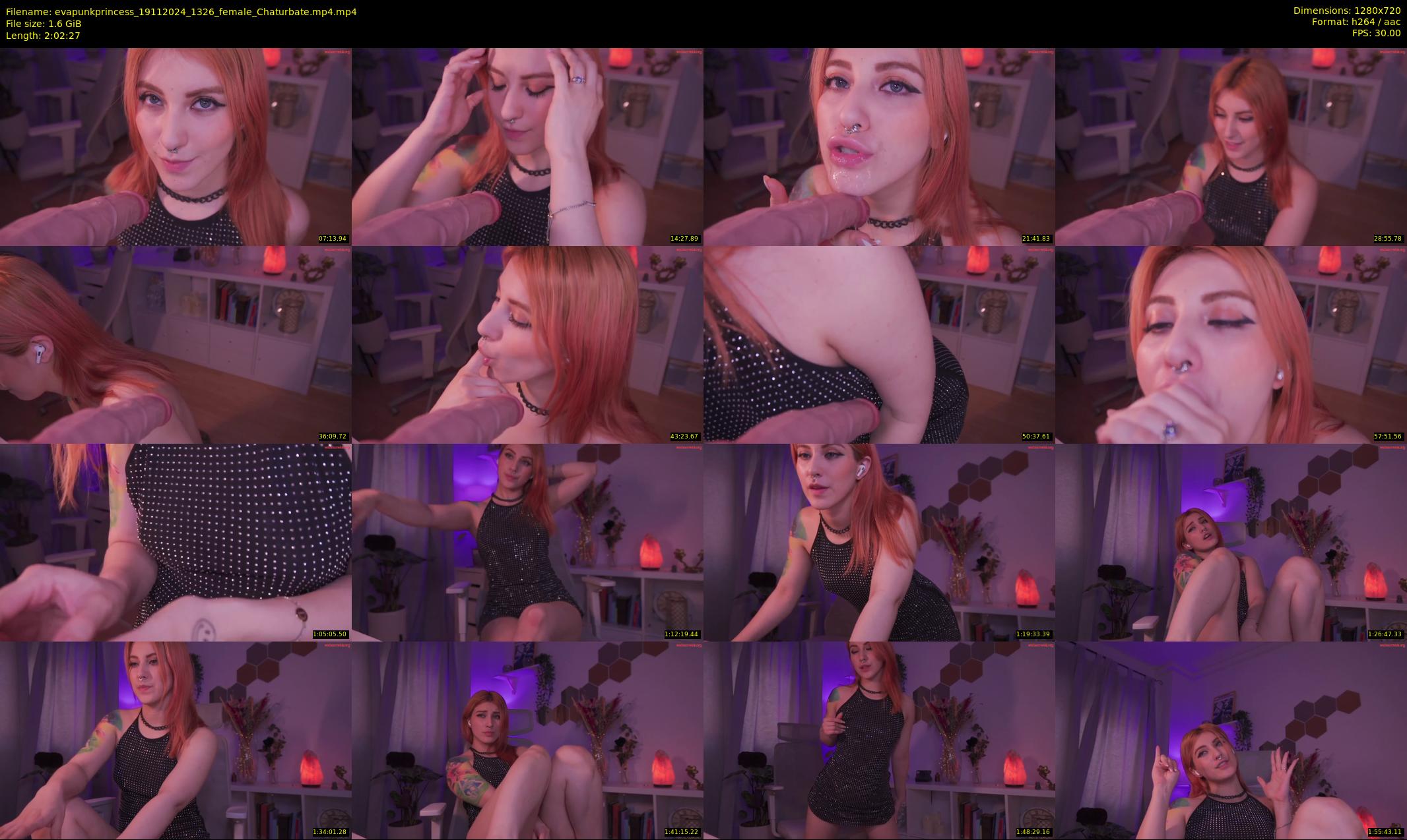 evapunkprincess — 123 minute Chaturbate female cam show recording, 720p, Nov 19, 2024