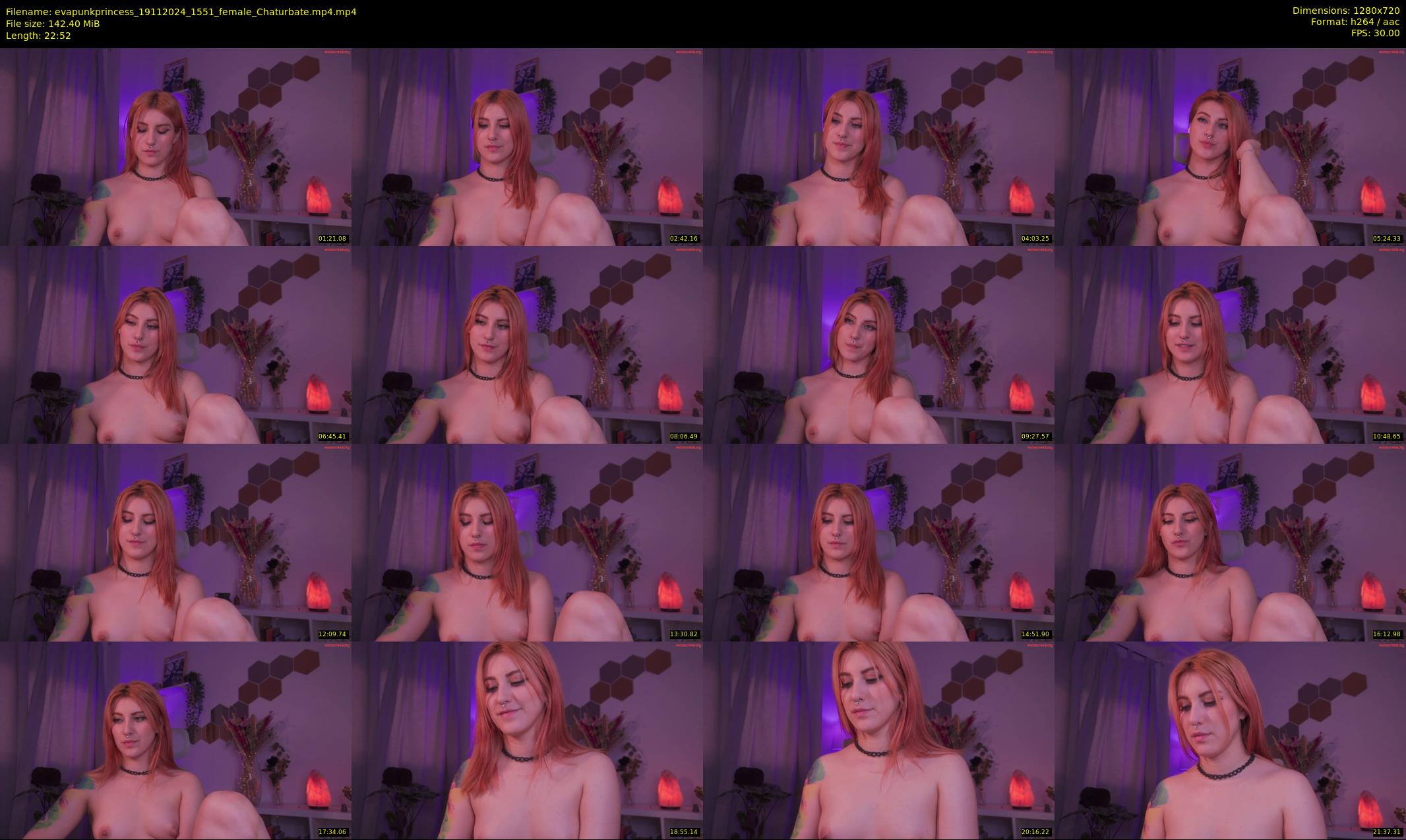 evapunkprincess — 23 minute Chaturbate female cam show recording, 720p, Nov 19, 2024