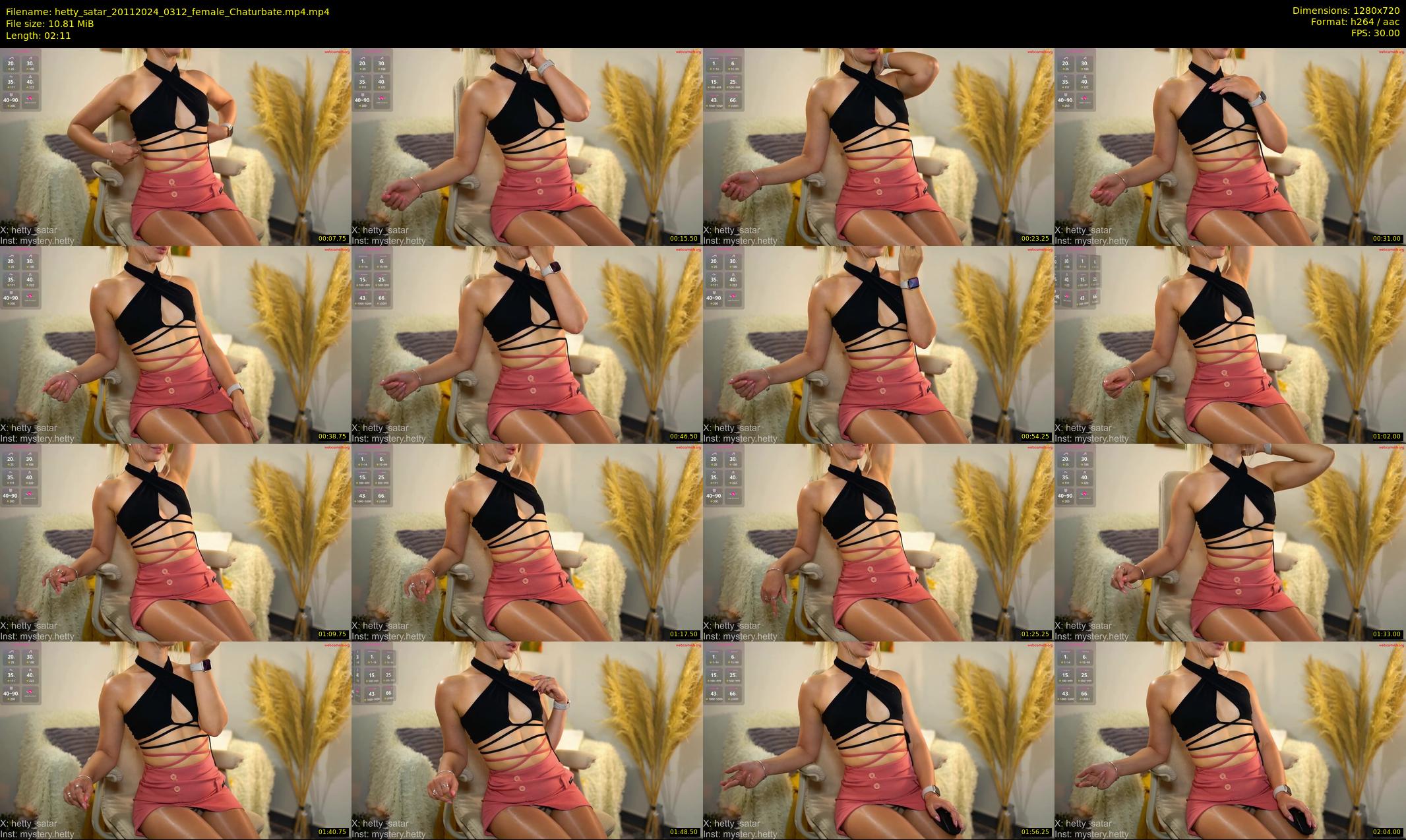hetty_satar — 3 minute Chaturbate female cam show recording, 720p, Nov 20, 2024