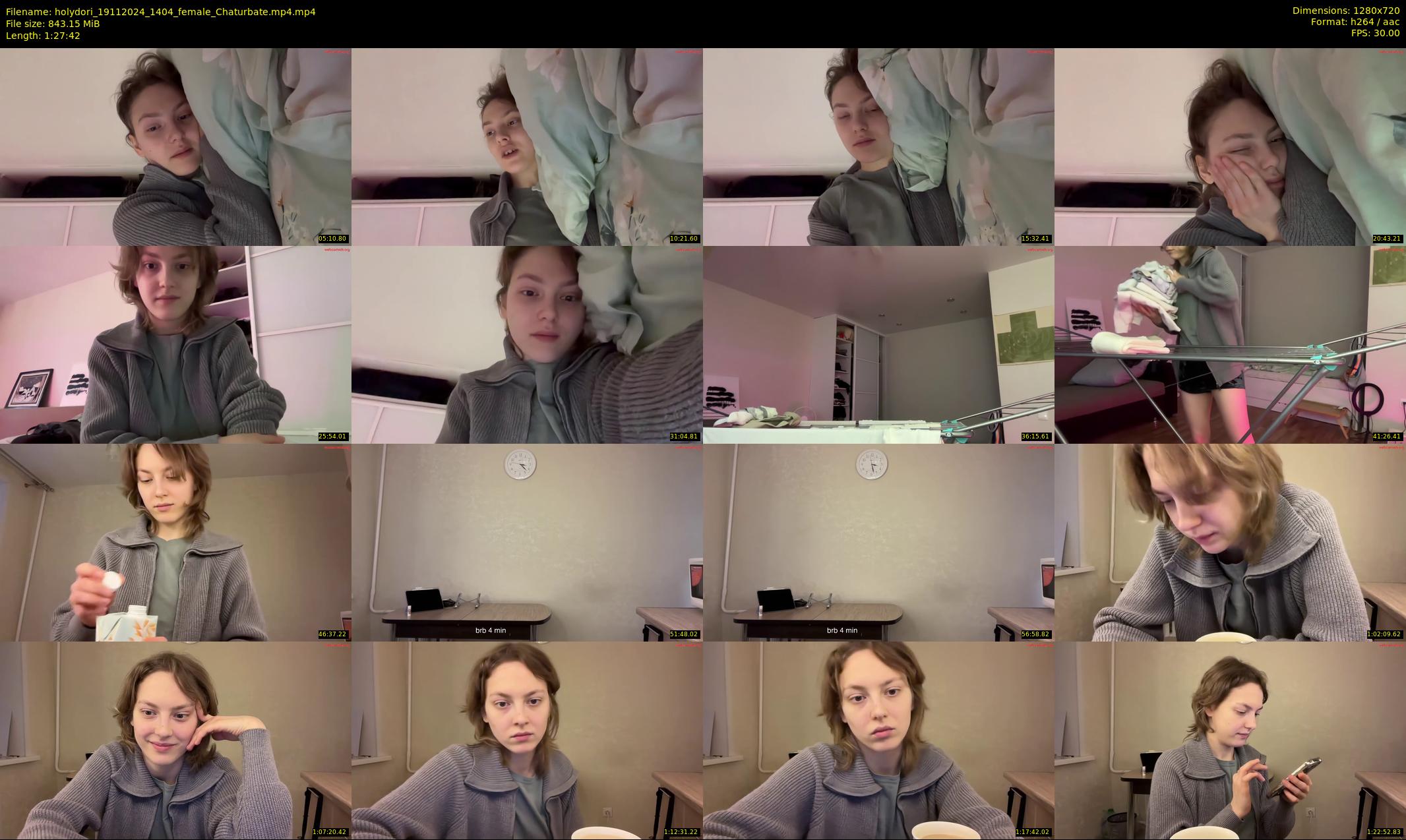 holydori — 88 minute Chaturbate female cam show recording, 720p, Nov 19, 2024