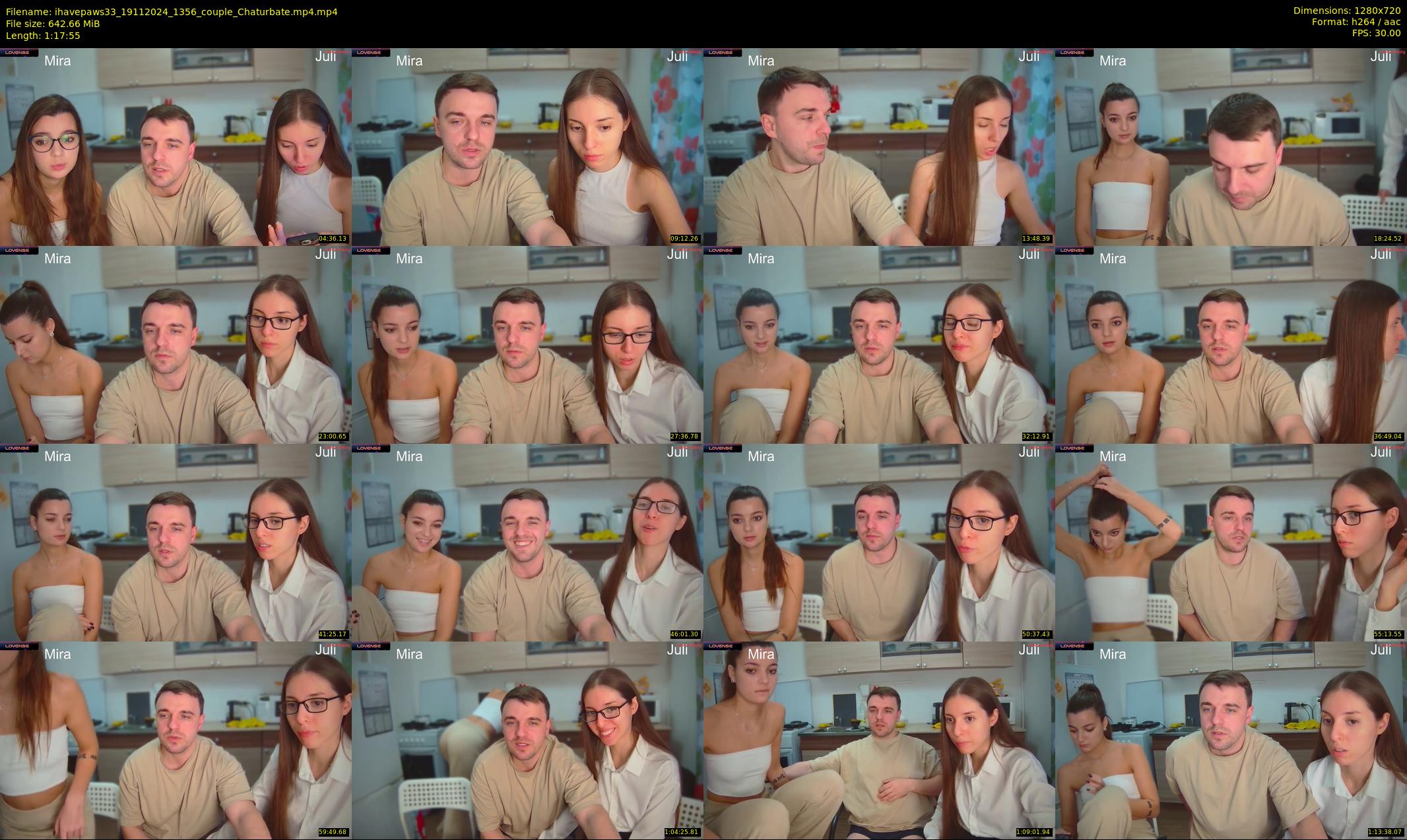ihavepaws33 — 78 minute Chaturbate couple cam show recording, 720p, Nov 19, 2024
