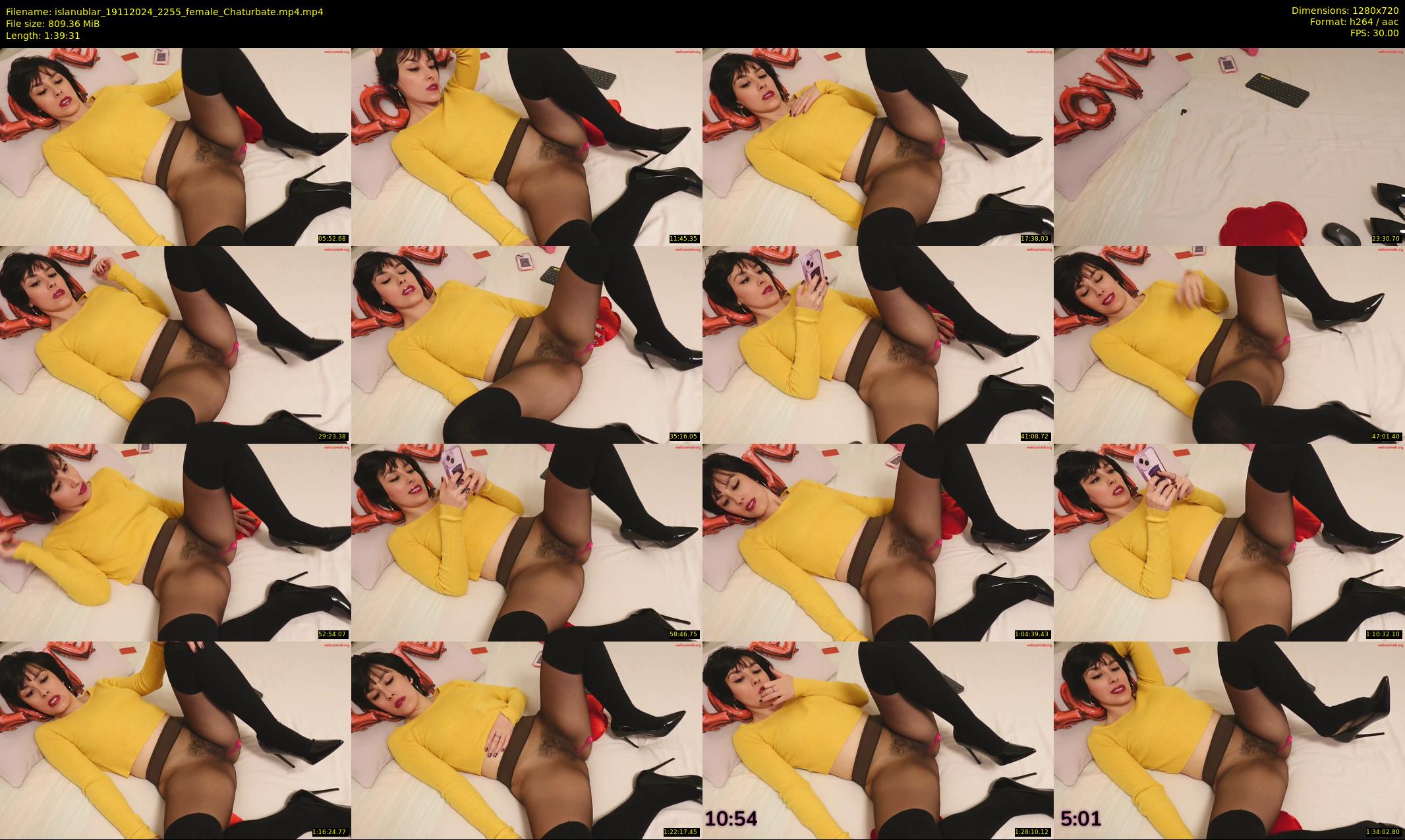 islanublar — 100 minute Chaturbate female cam show recording, 720p, Nov 19, 2024