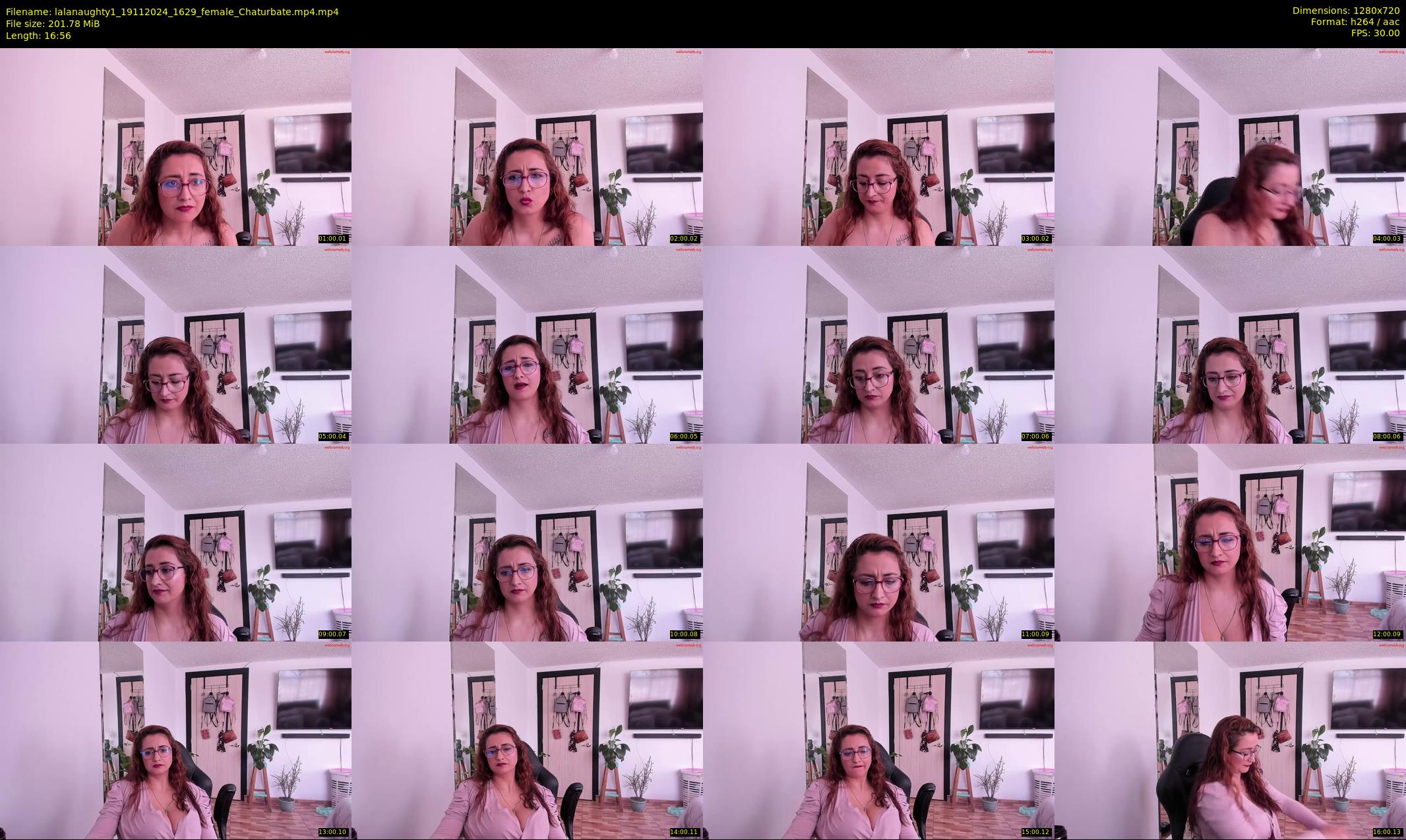 lalanaughty1 — 17 minute Chaturbate female cam show recording, 720p, Nov 19, 2024
