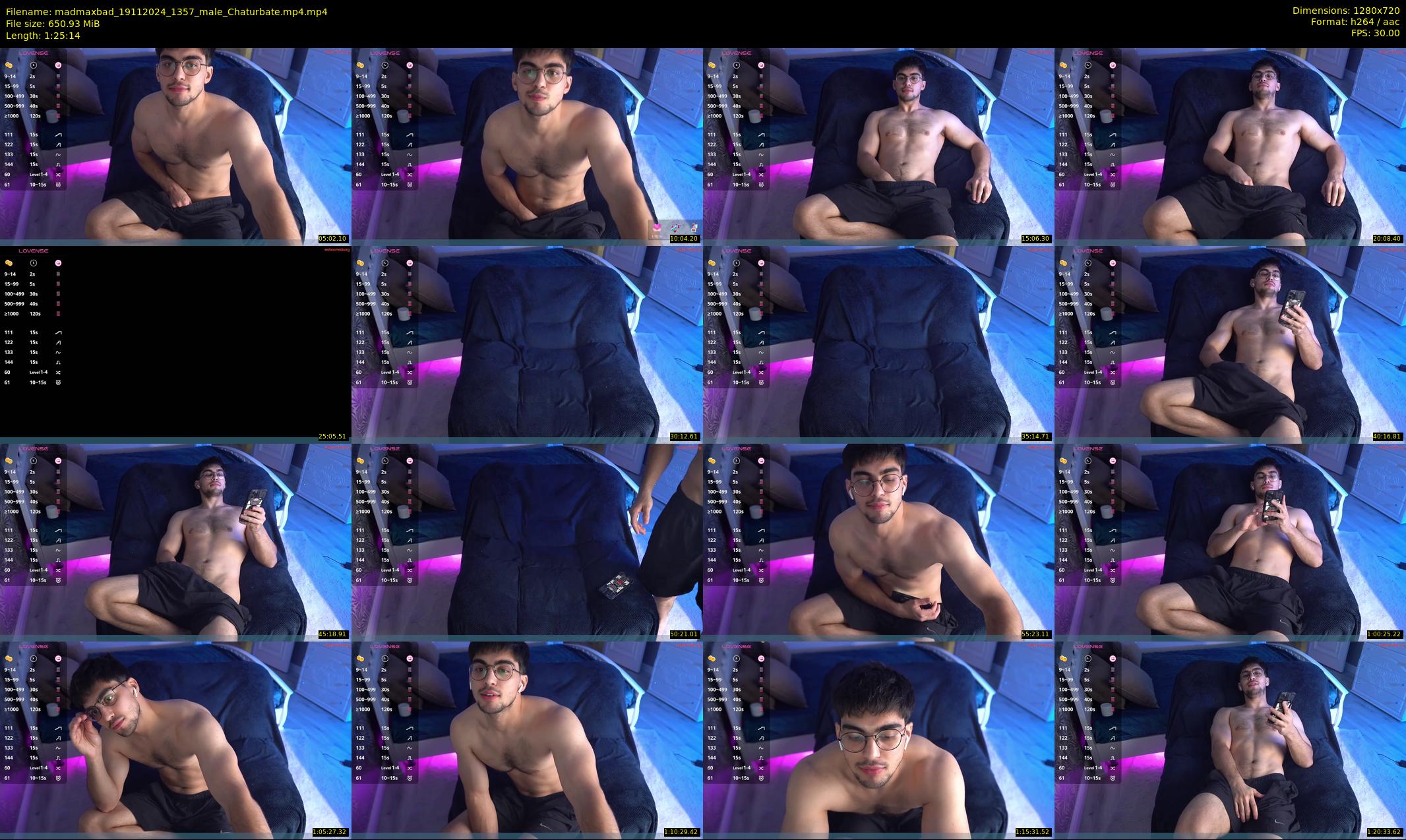 madmaxbad — 86 minute Chaturbate male cam show recording, 720p, Nov 19, 2024