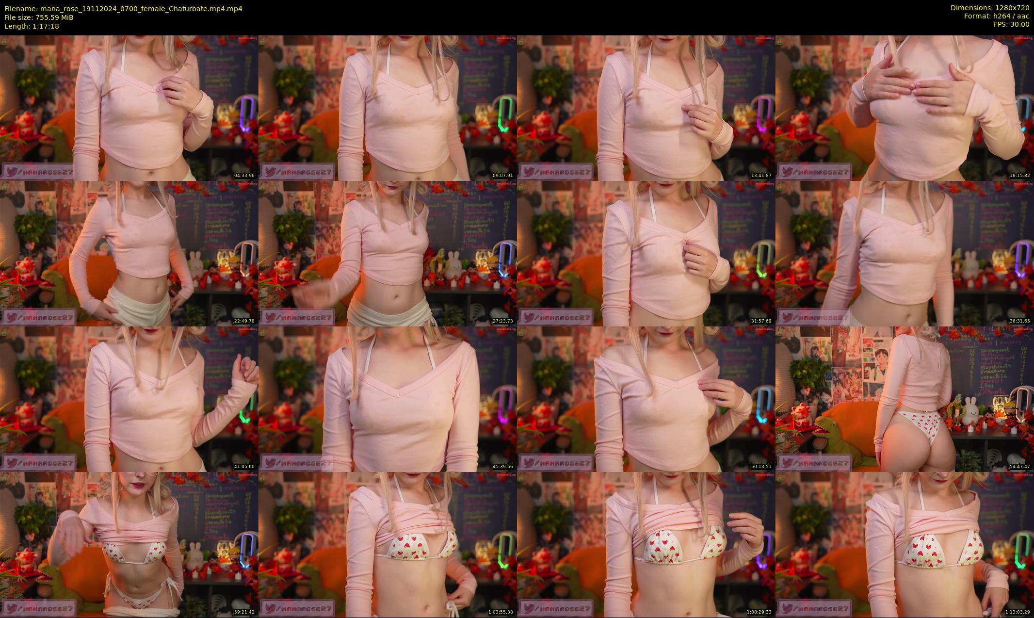 mana_rose — 78 minute Chaturbate female cam show recording, 720p, Nov 19, 2024