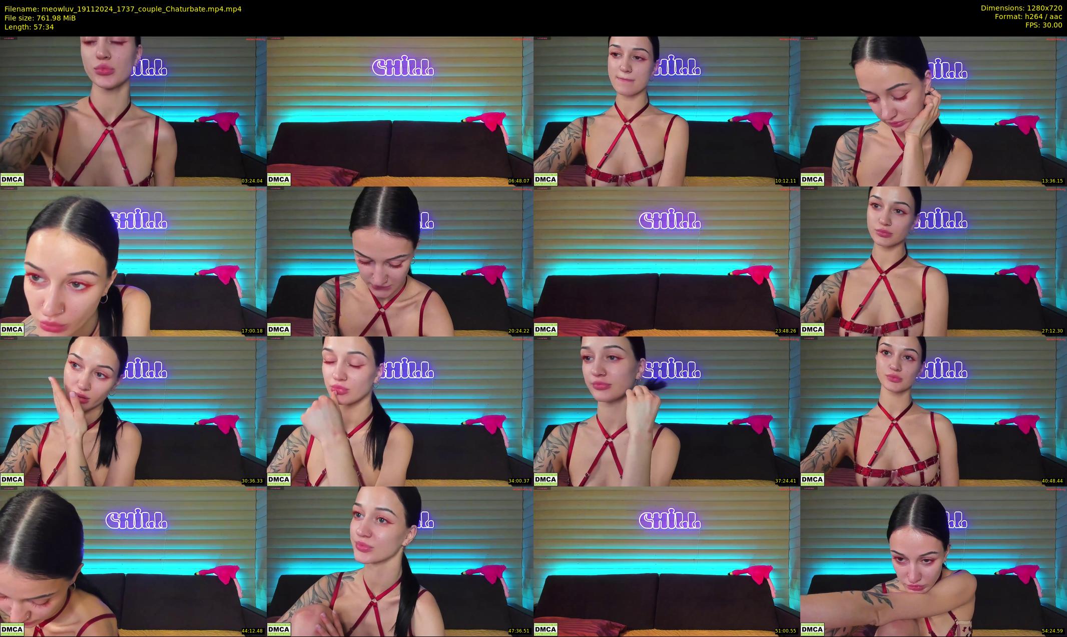meowluv — 58 minute Chaturbate couple cam show recording, 720p, Nov 19, 2024