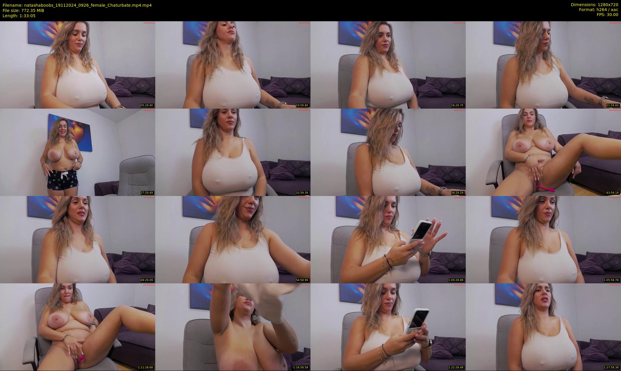 natashaboobs — 94 minute Chaturbate female cam show recording, 720p, Nov 19, 2024