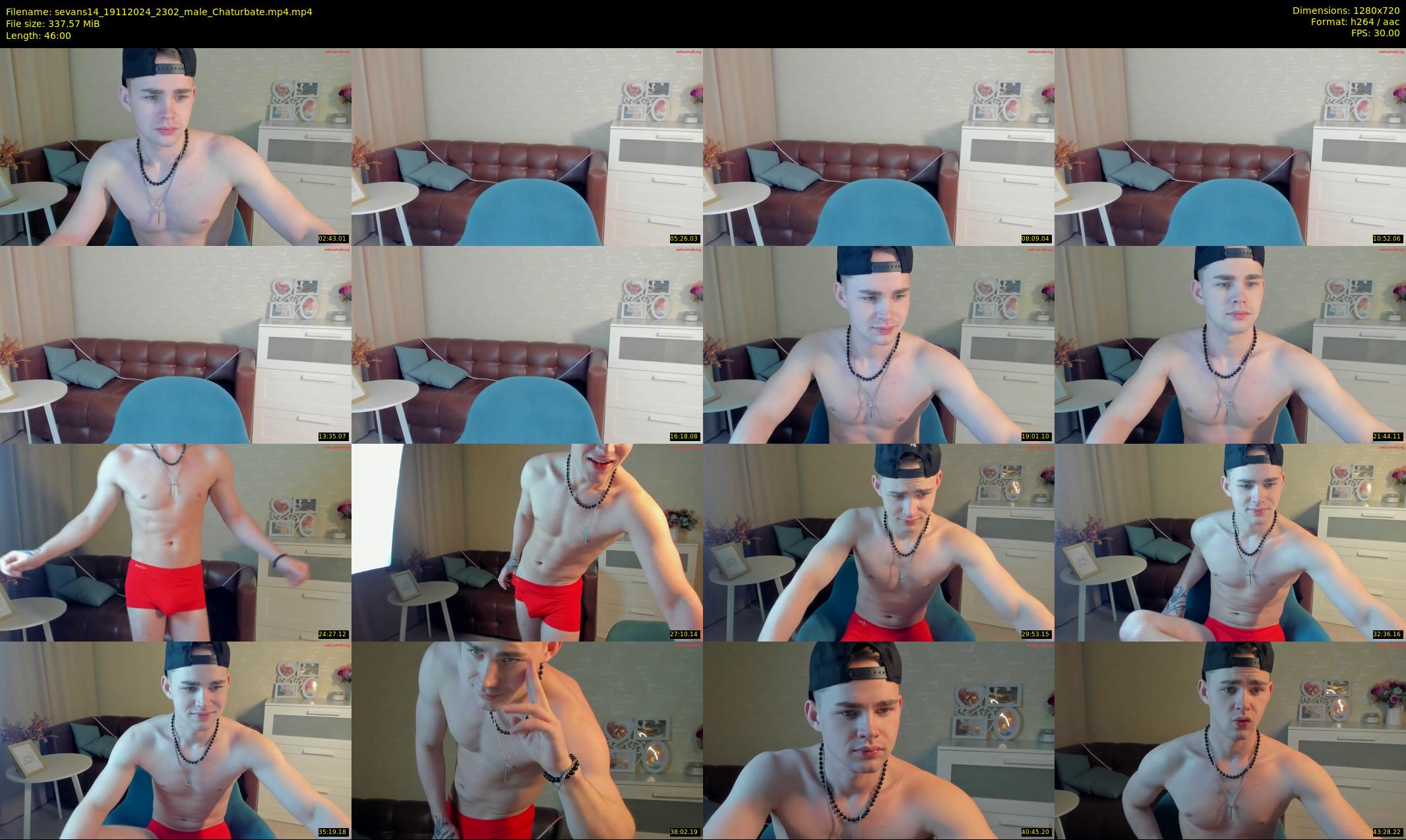 sevans14 — 46 minute Chaturbate male cam show recording, 720p, Nov 19, 2024