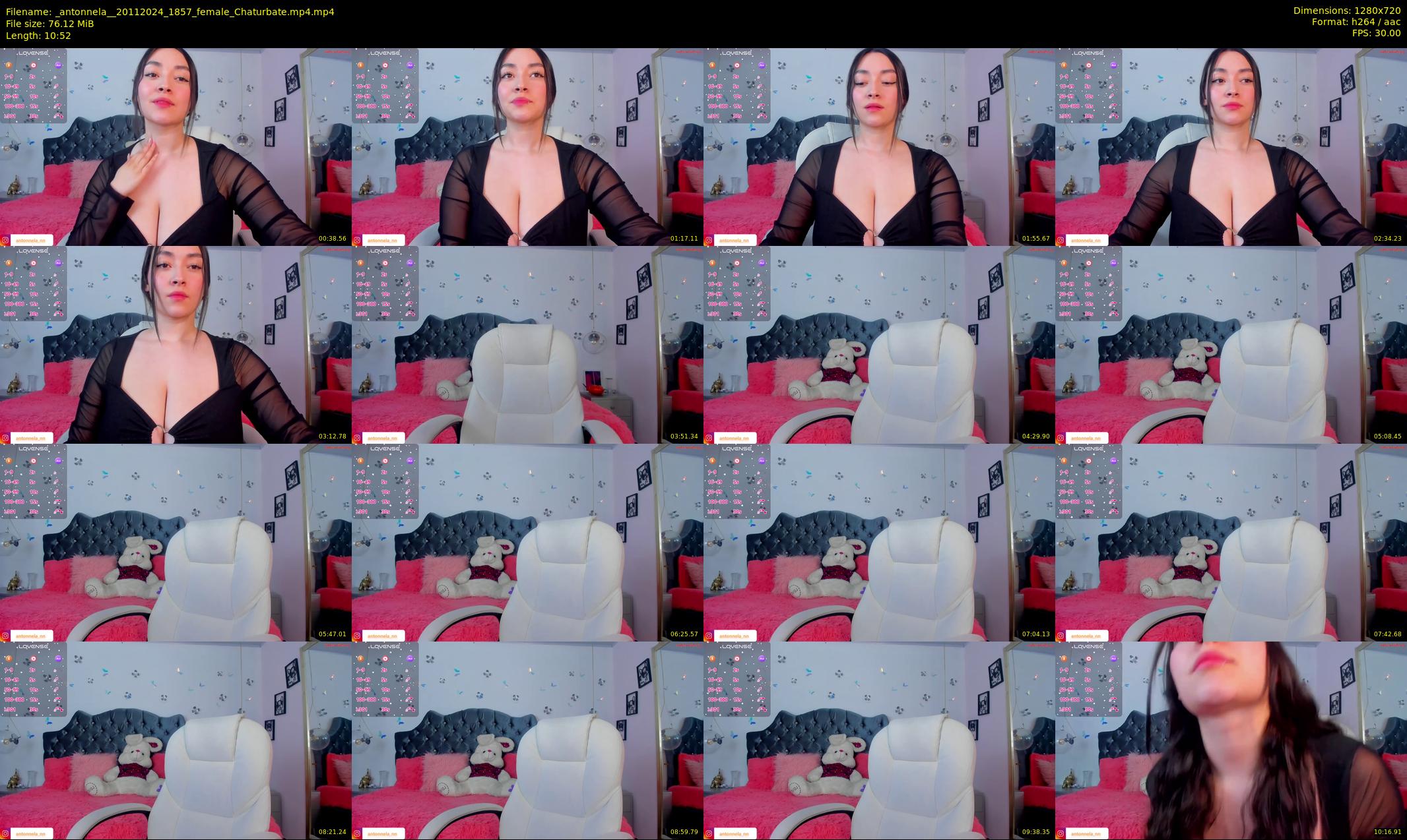 _antonnela_ — 11 minute Chaturbate female cam show recording, 720p, Nov 20, 2024