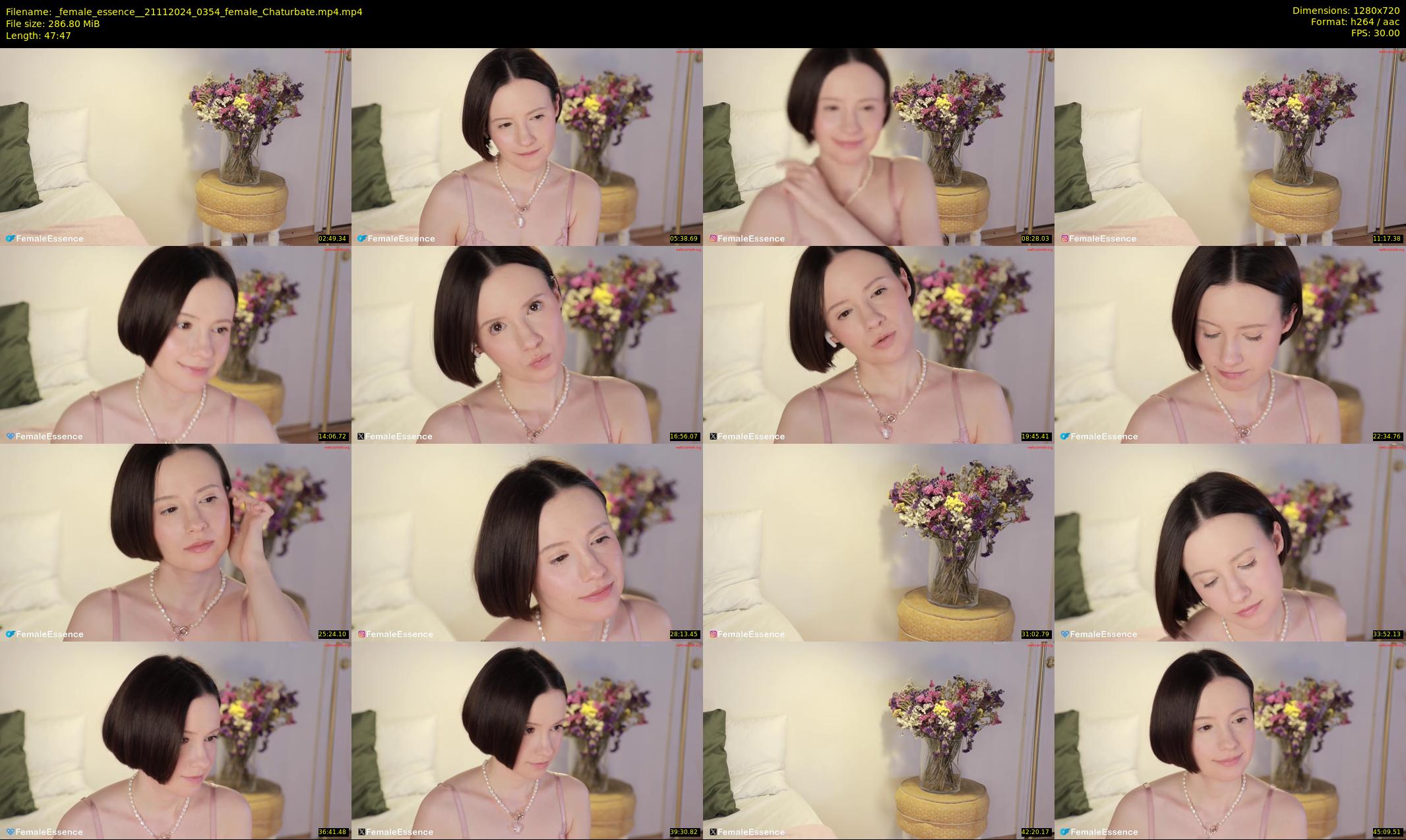 _female_essence_ — 48 minute Chaturbate female cam show recording, 720p, Nov 21, 2024
