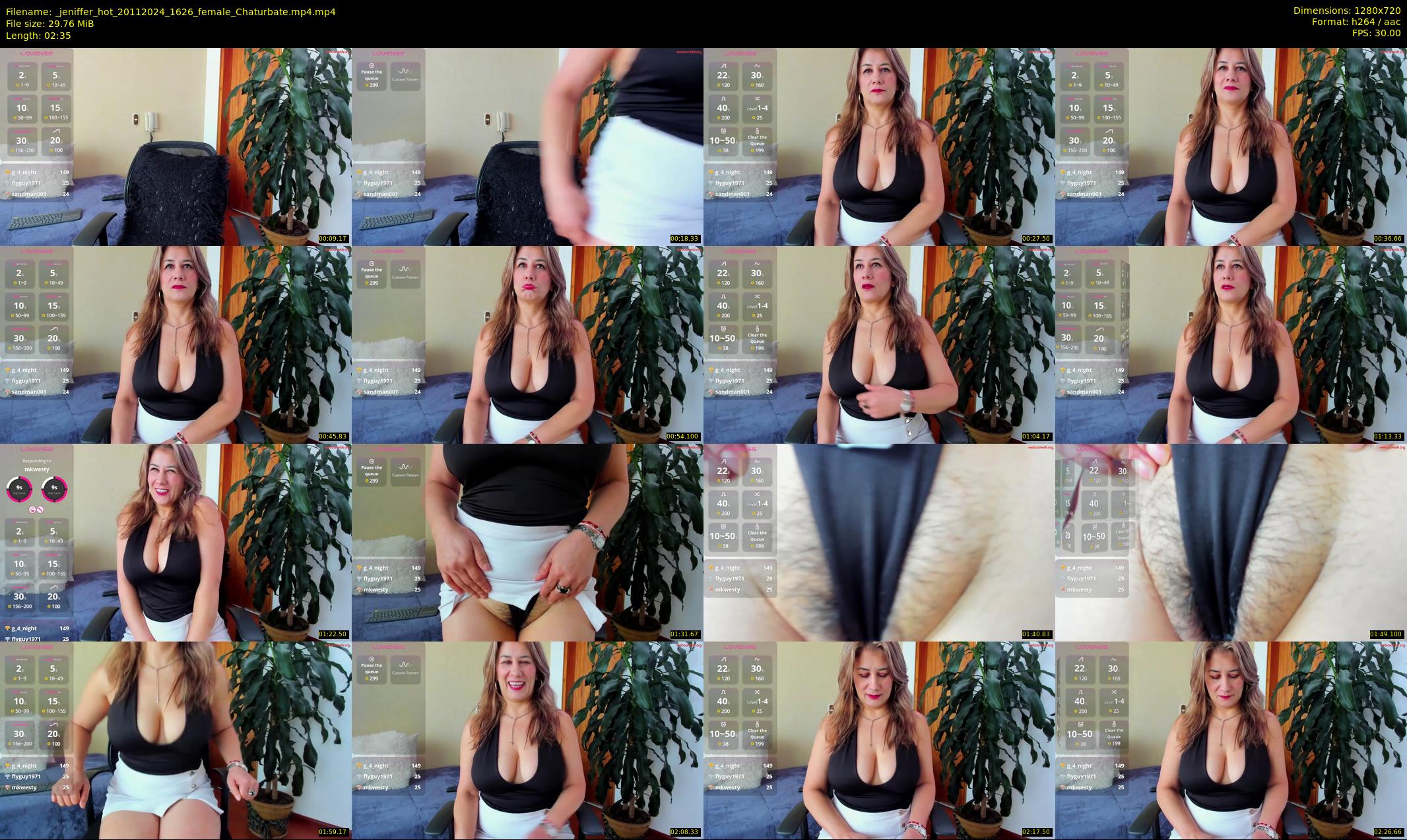 _jeniffer_hot — 3 minute Chaturbate female cam show recording, 720p, Nov 20, 2024