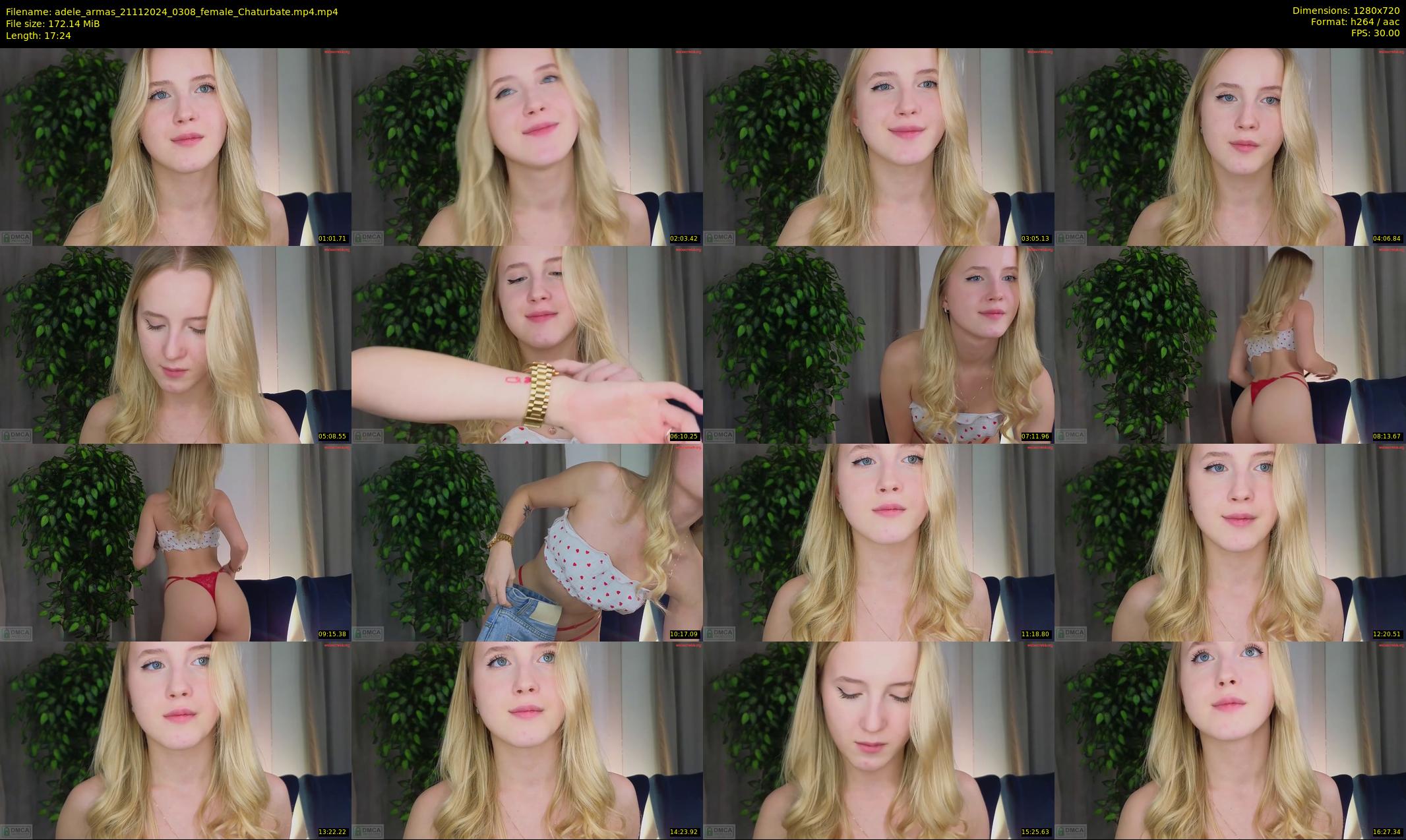 adele_armas — 18 minute Chaturbate female cam show recording, 720p, Nov 21, 2024