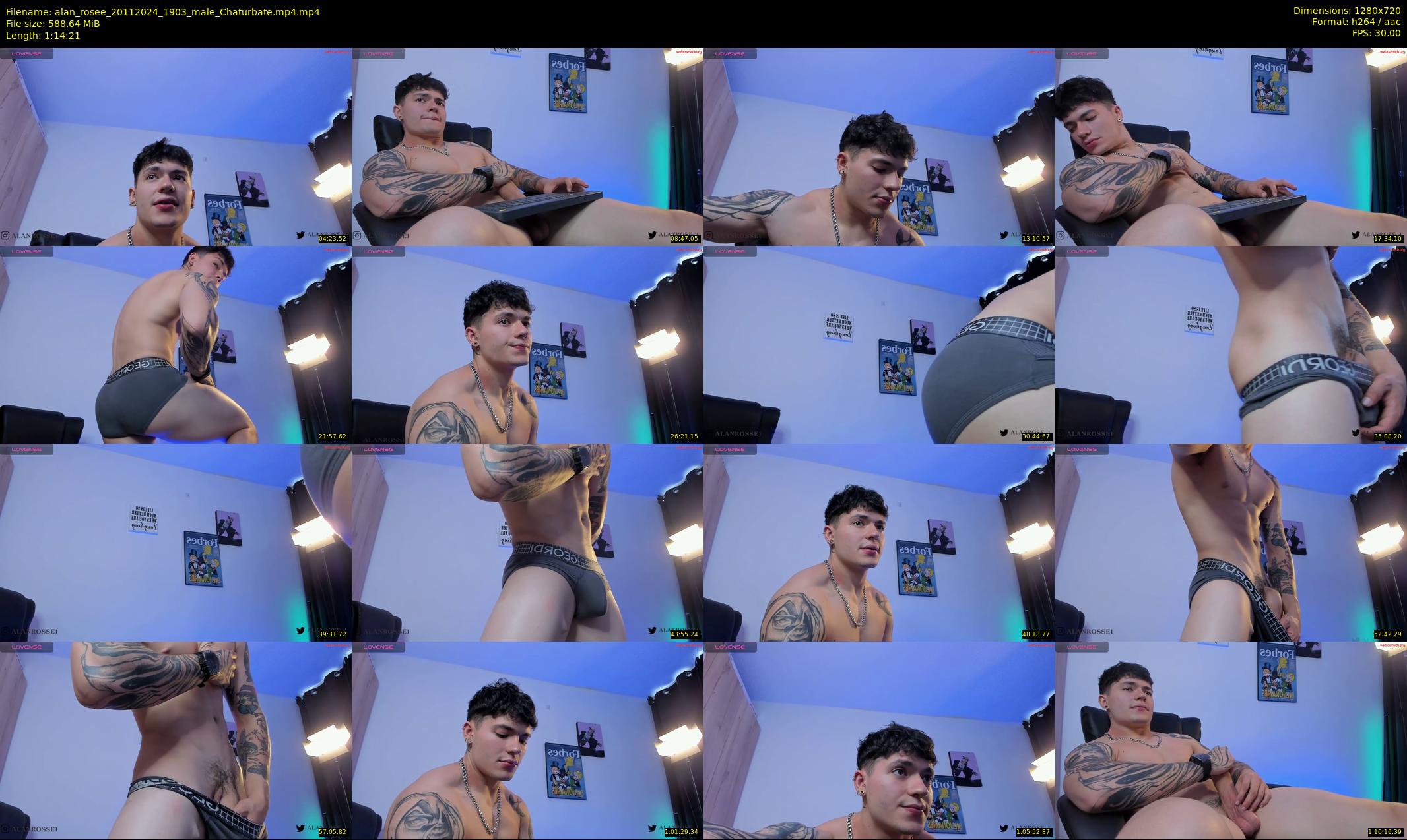 alan_rosee — 75 minute Chaturbate male cam show recording, 720p, Nov 20, 2024