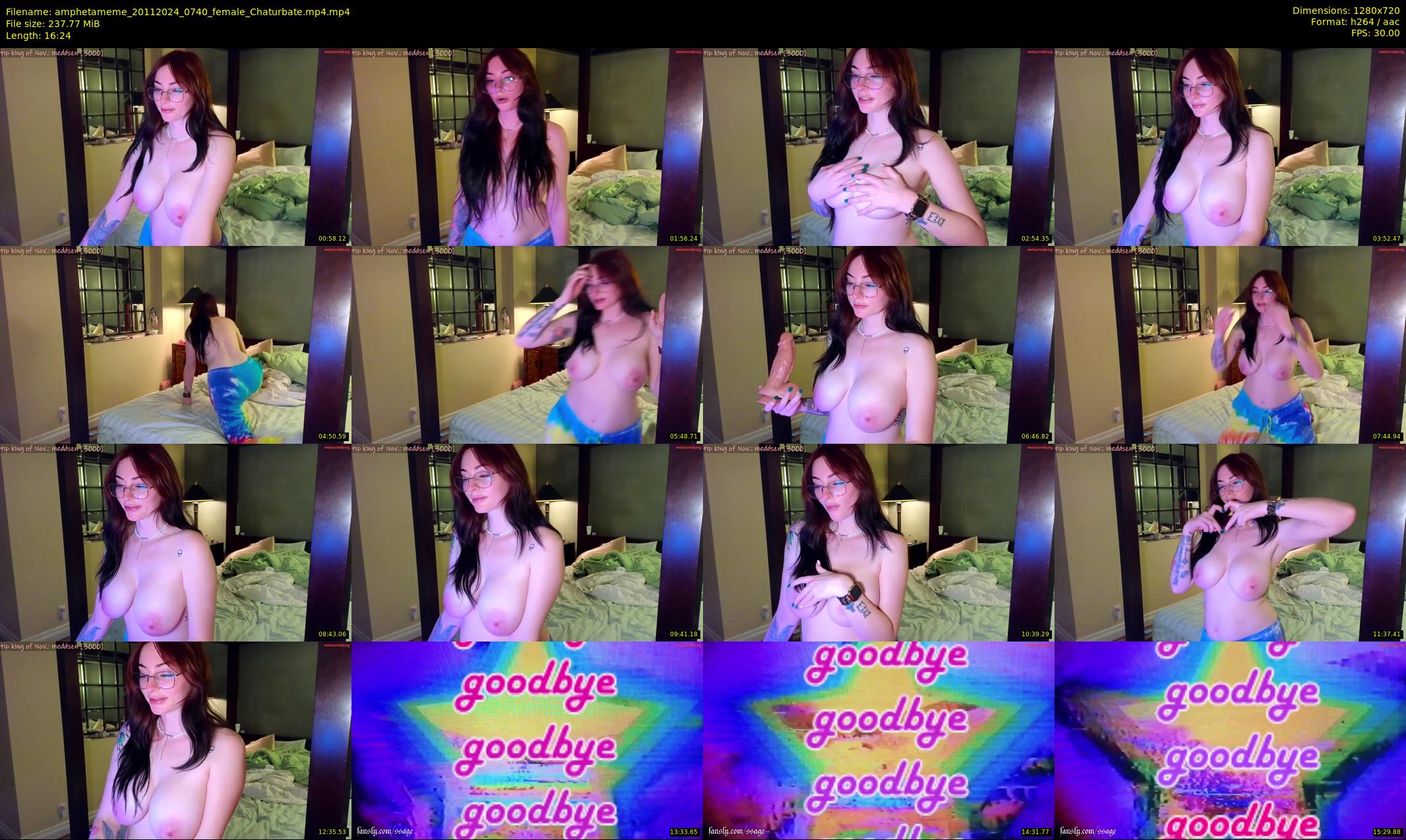 amphetameme — 17 minute Chaturbate female cam show recording, 720p, Nov 20, 2024