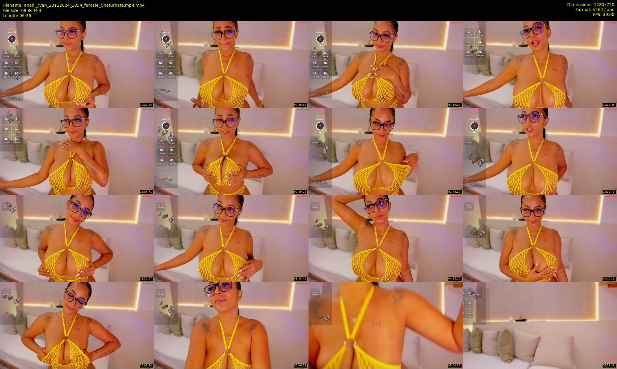 anahi_ryan — 7 minute Chaturbate female cam show recording, 720p, Nov 20, 2024
