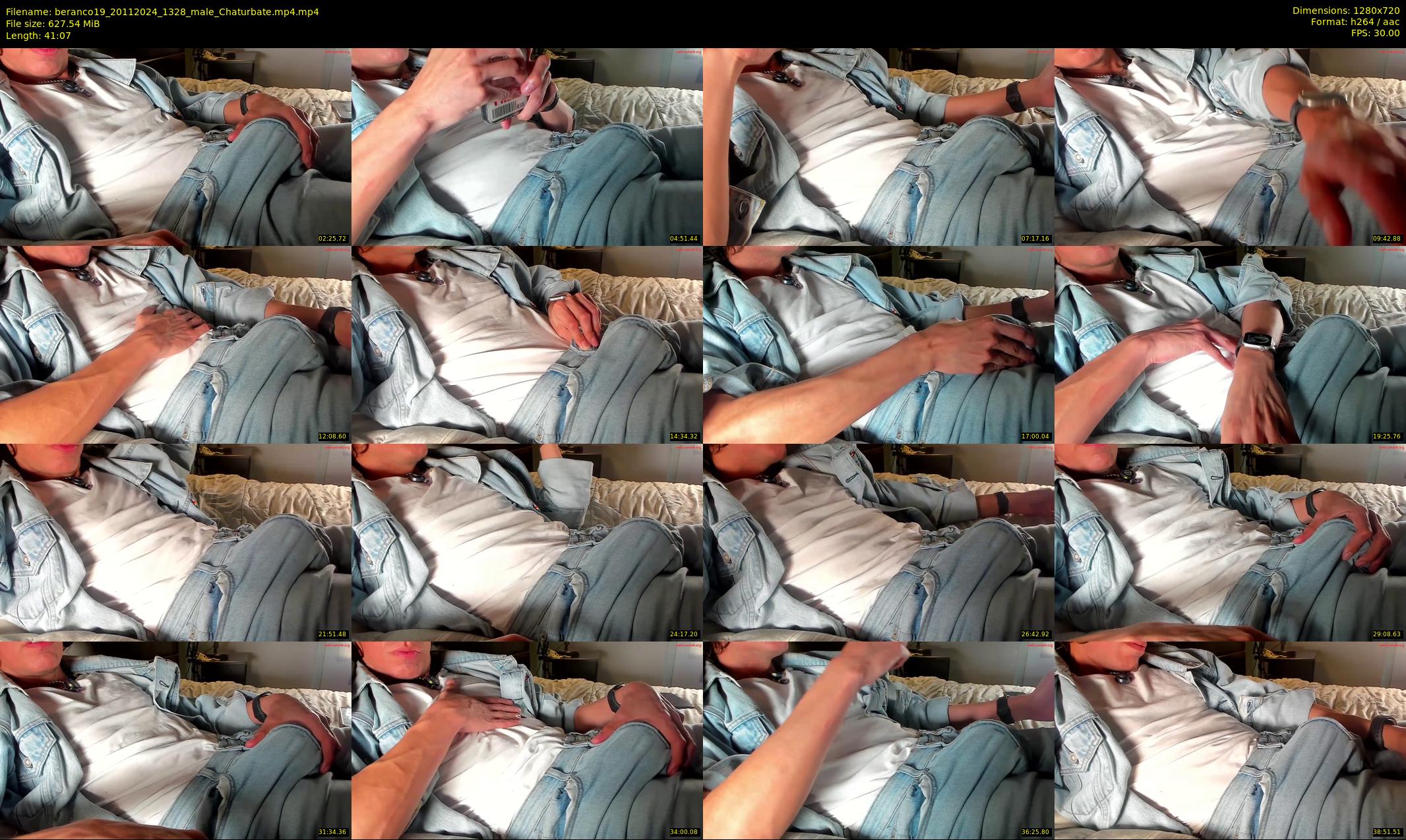 beranco19 — 42 minute Chaturbate male cam show recording, 720p, Nov 20, 2024