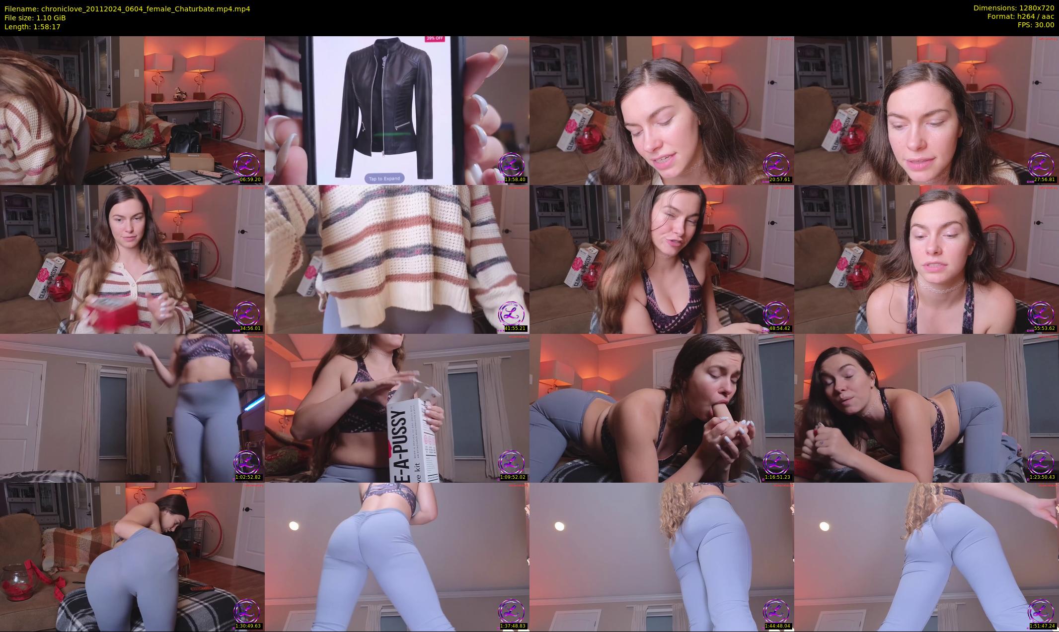 chroniclove — 119 minute Chaturbate female cam show recording, 720p, Nov 20, 2024
