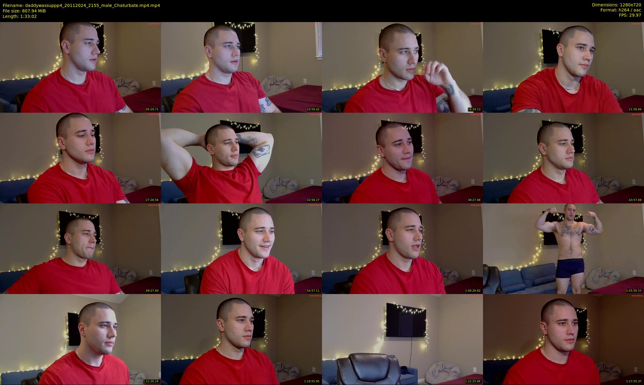 daddywassuppp4 — 94 minute Chaturbate male cam show recording, 720p, Nov 20, 2024