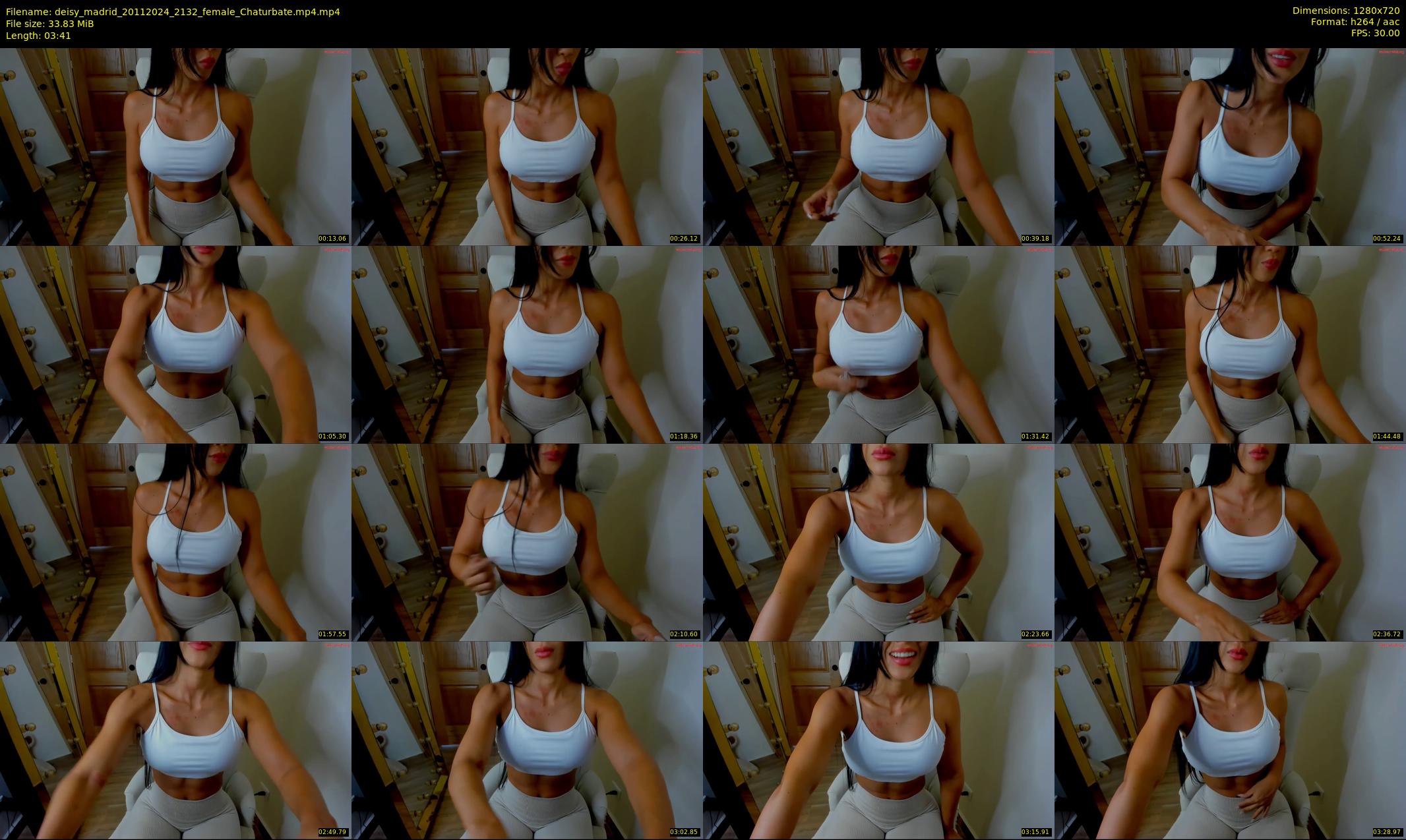 deisy_madrid — 4 minute Chaturbate female cam show recording, 720p, Nov 20, 2024